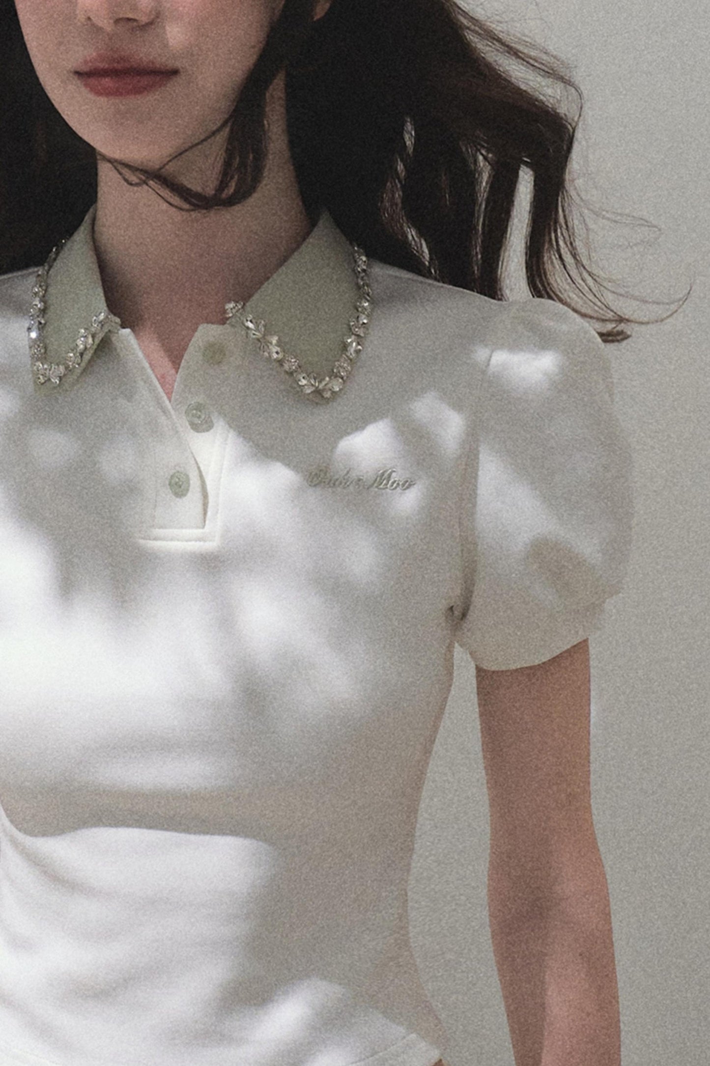 Sunset Diamond Polo Top