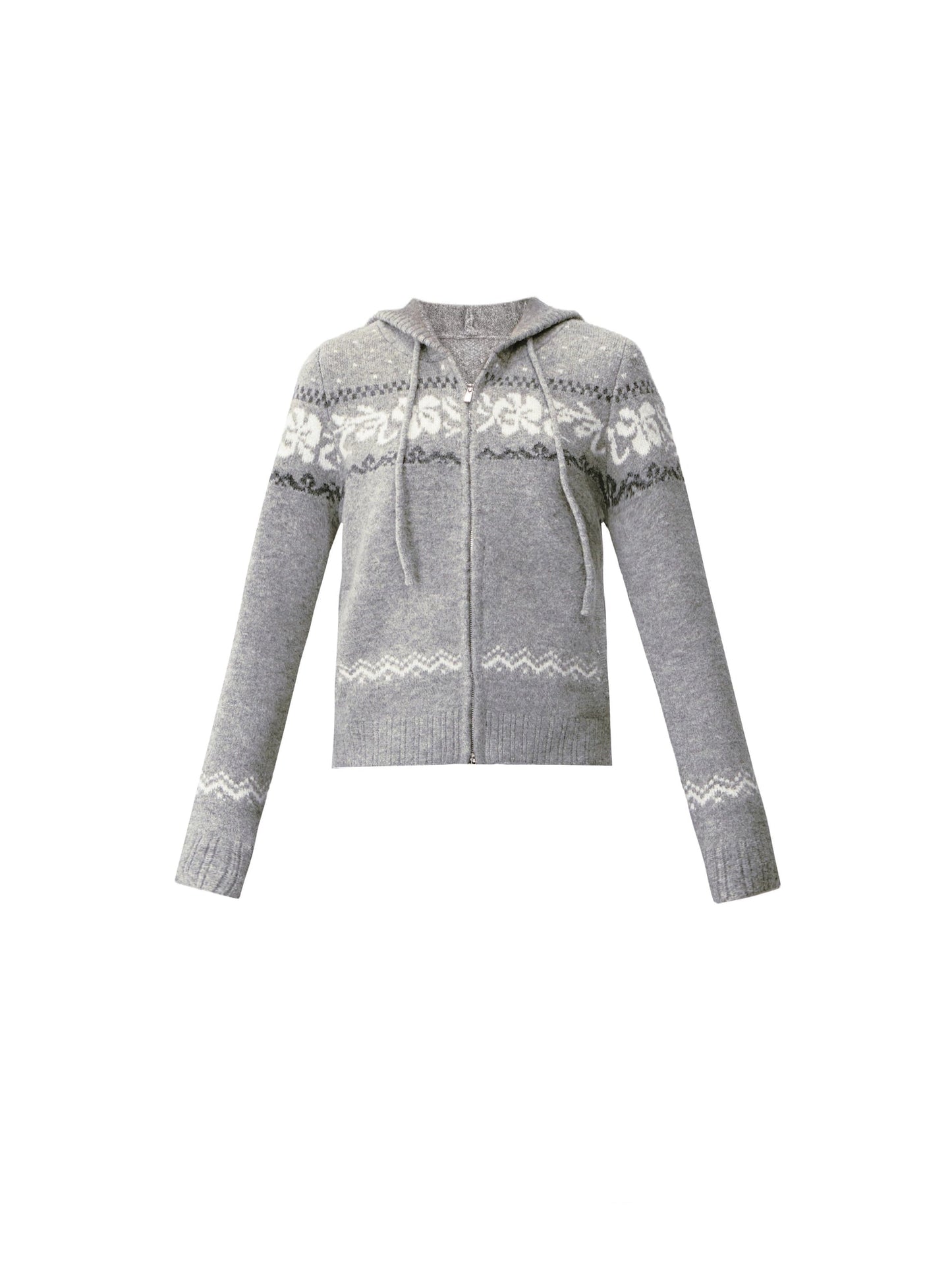 Vintage Hooded Slim Sweater