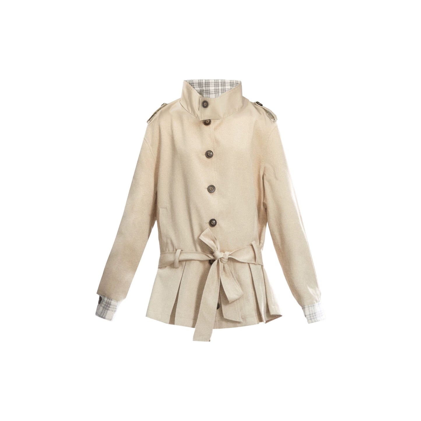 Autumn Tie-Up Short Coat