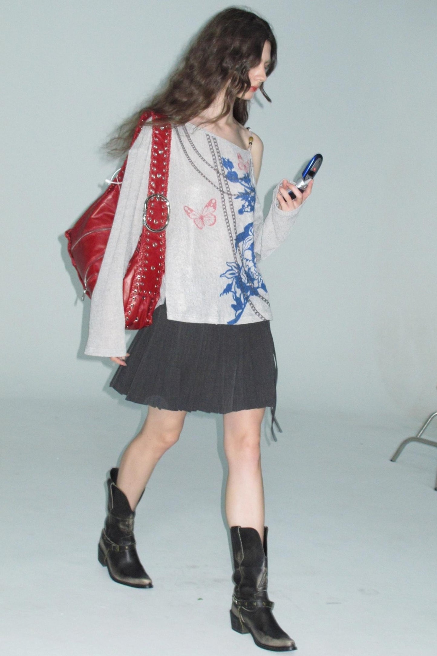 Distressed Long T-Shirt