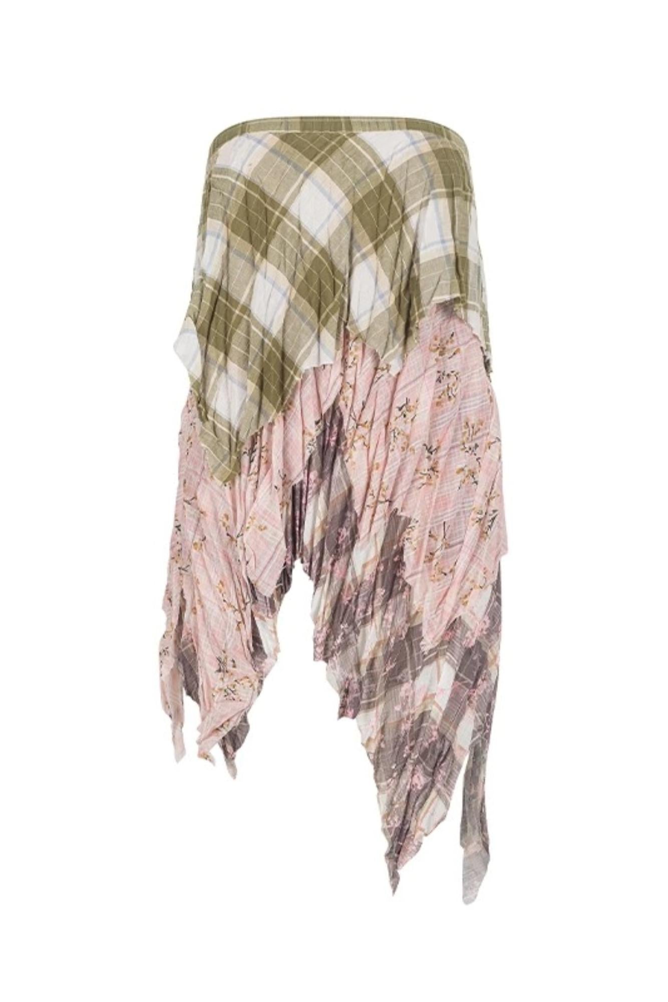 Summer Chic Checkered Skirt