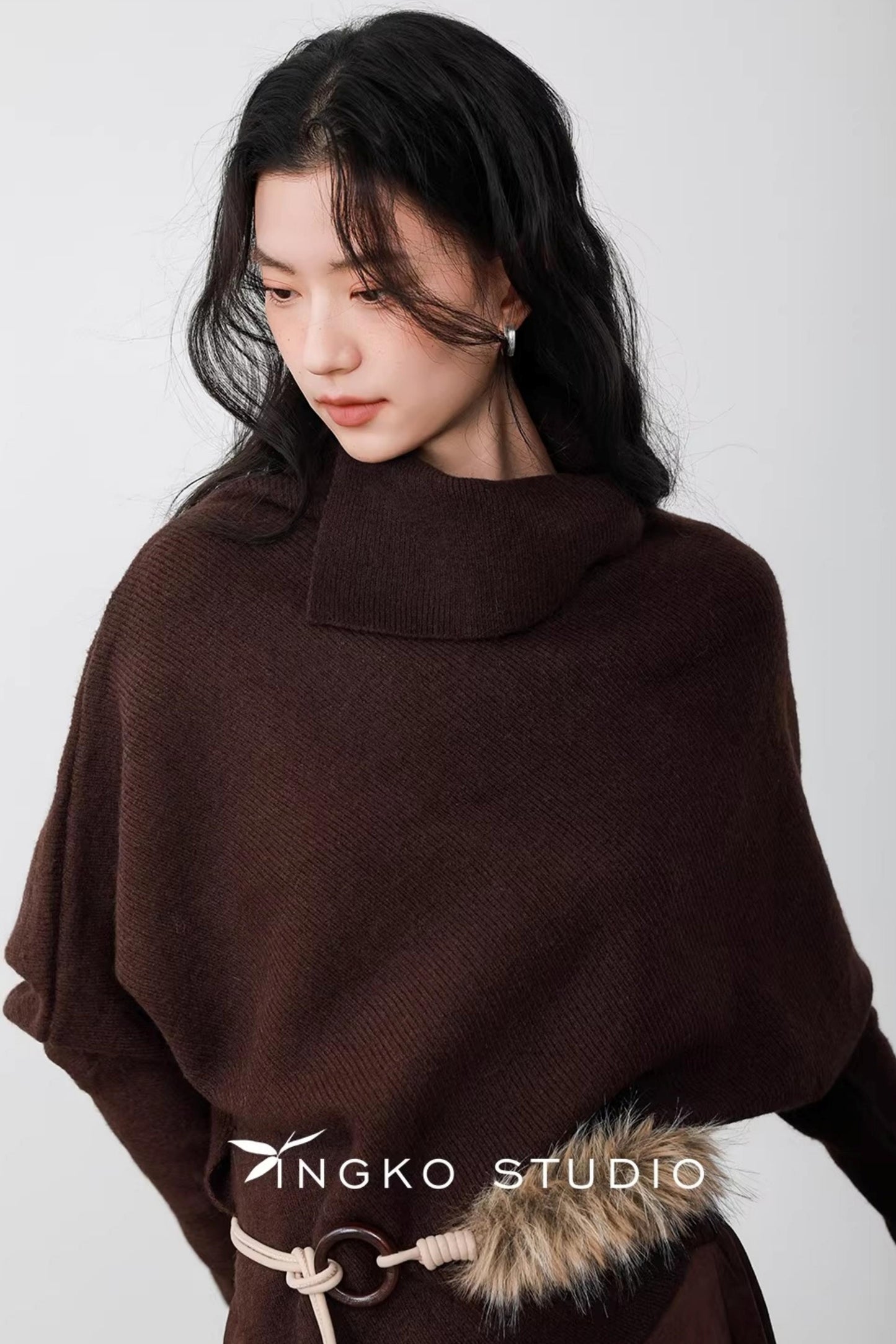 Ingko Latte Batwing Sweater