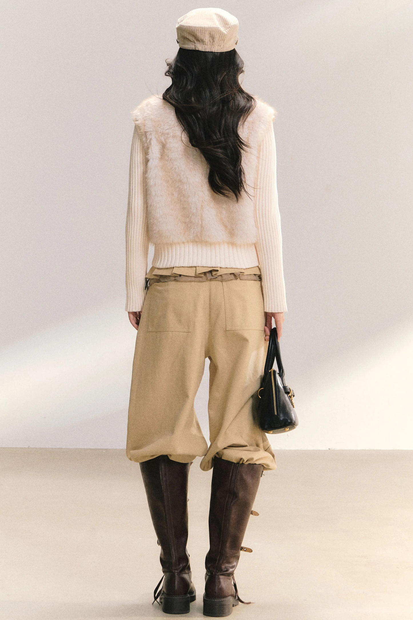 Cloudy Snow Faux Fur Jacket