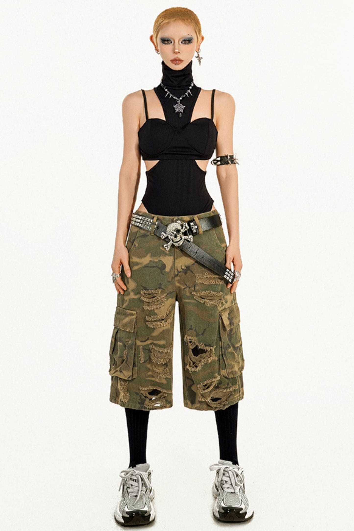 Vintage Camouflage Seven Pants