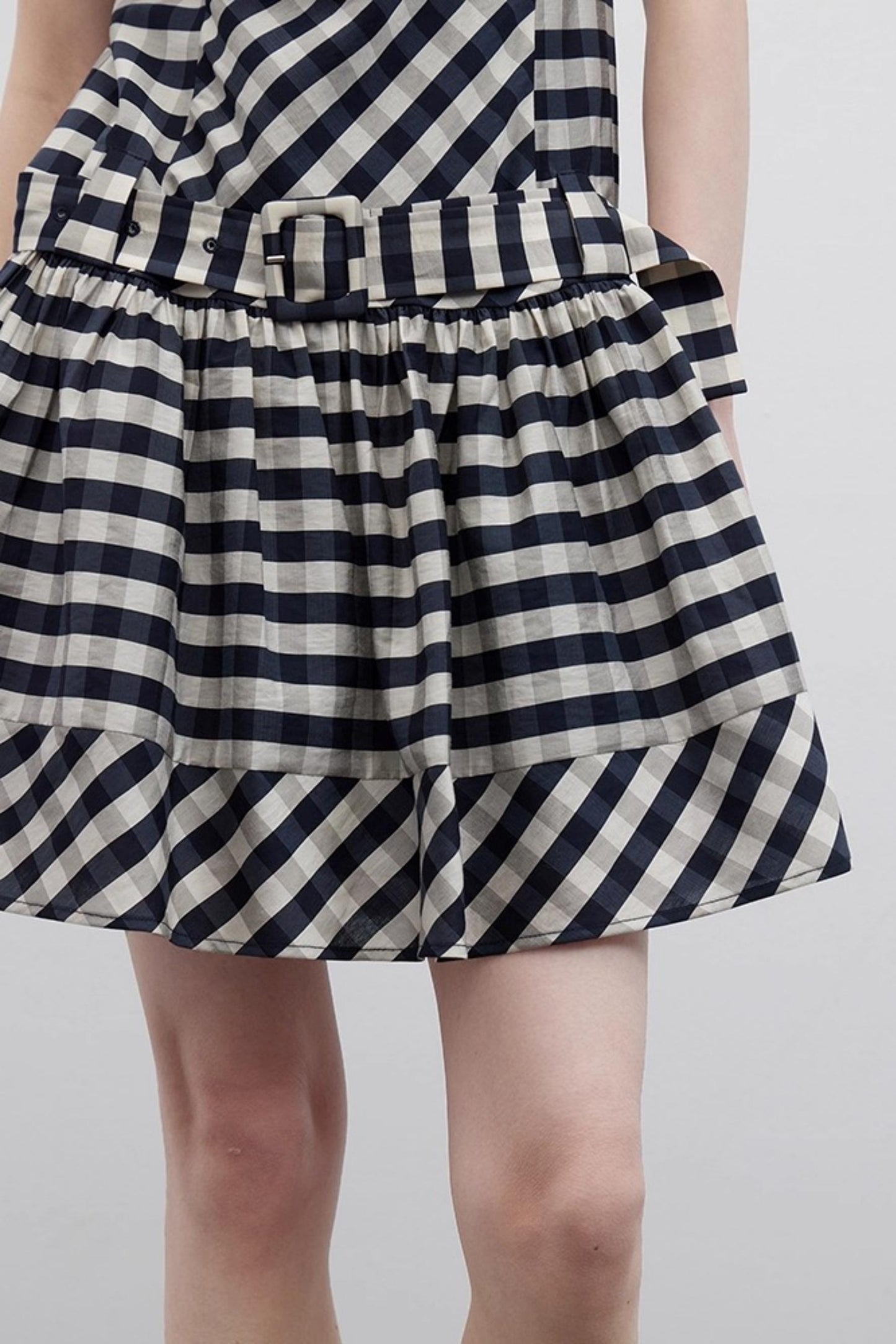 Vintage Check Acetate Dress