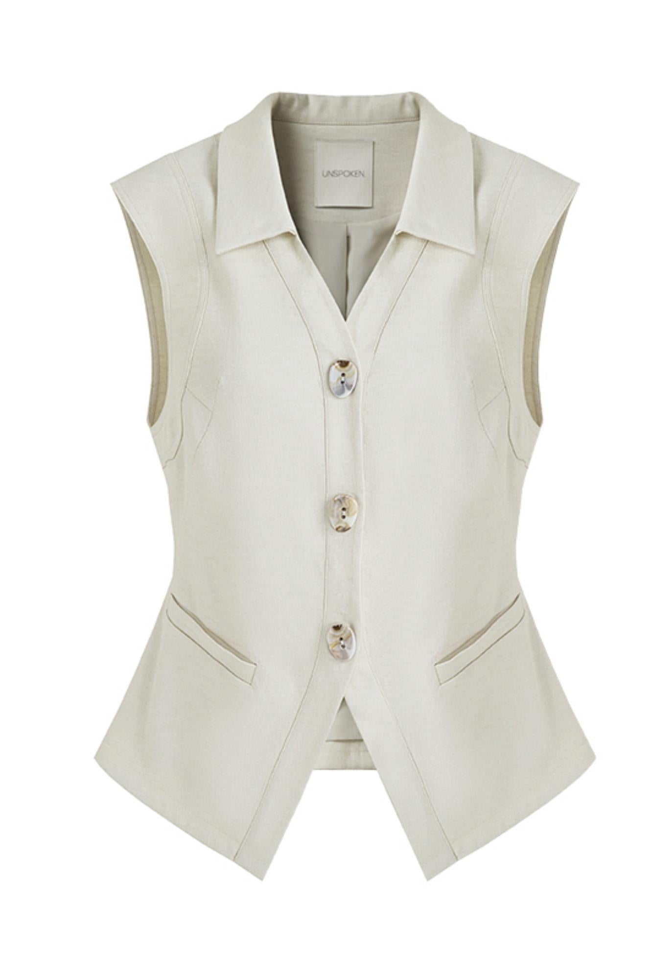Summer Womens Beige Vest