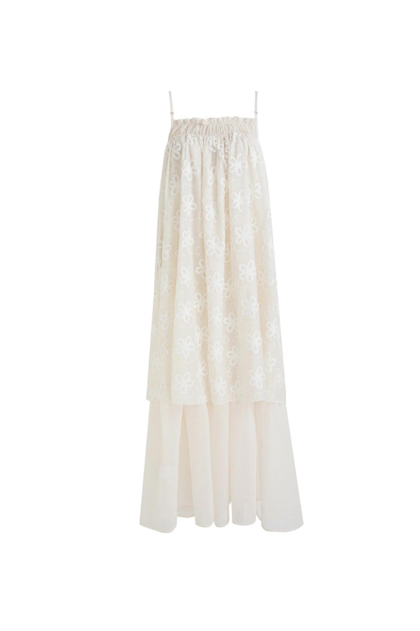 Double Layer Halter Pleated Dress