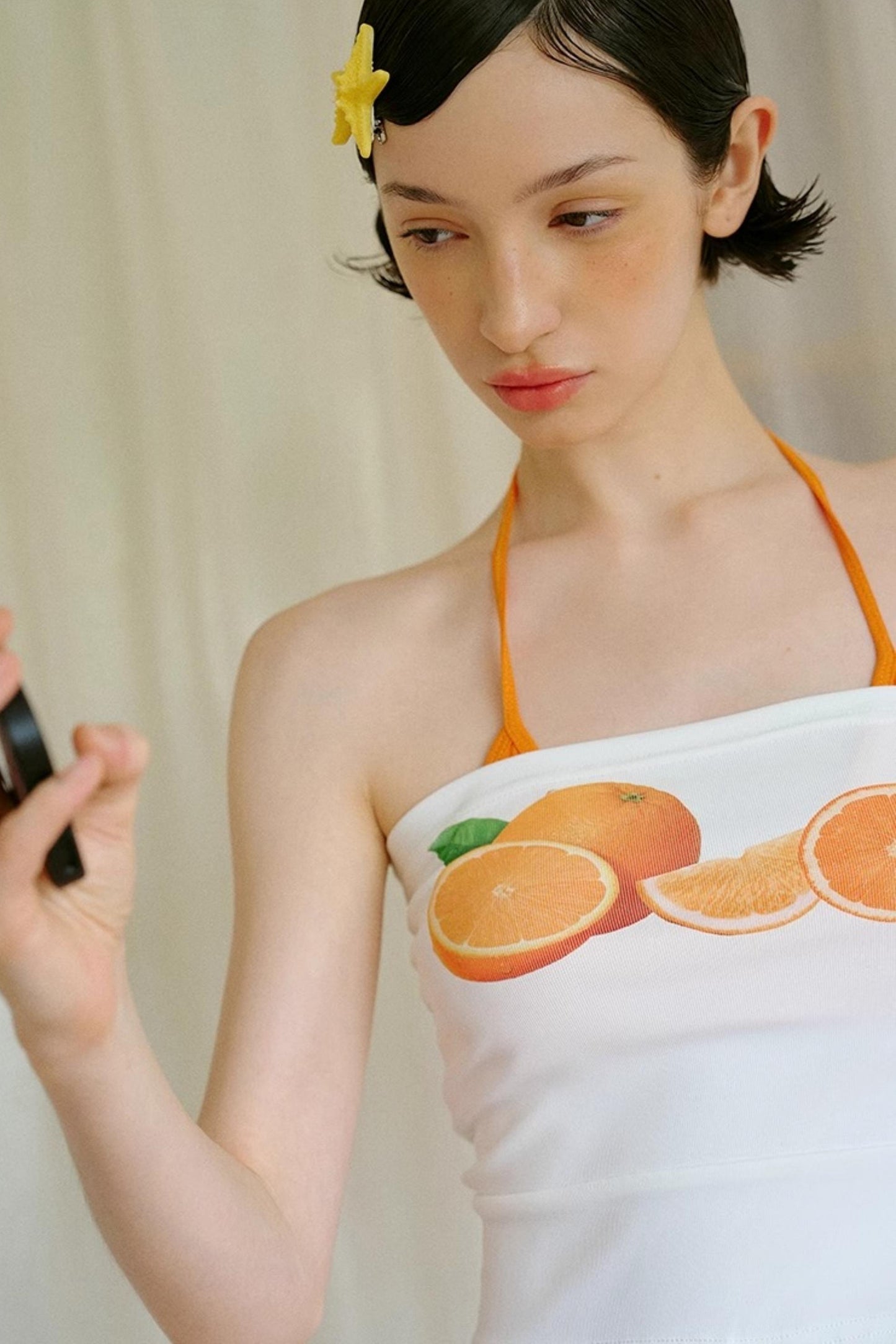 Tropical Citrus Bustier Set