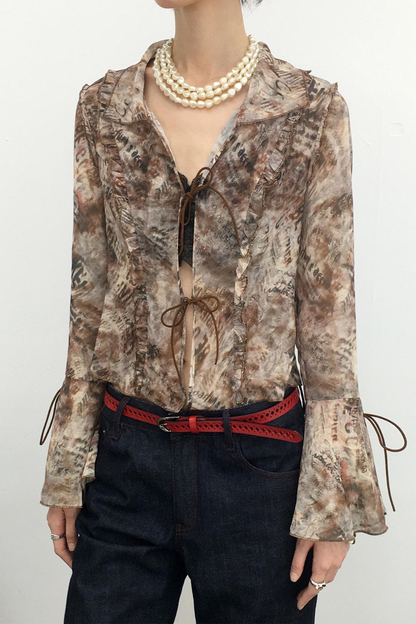 Uncharted Ruffle Shirt