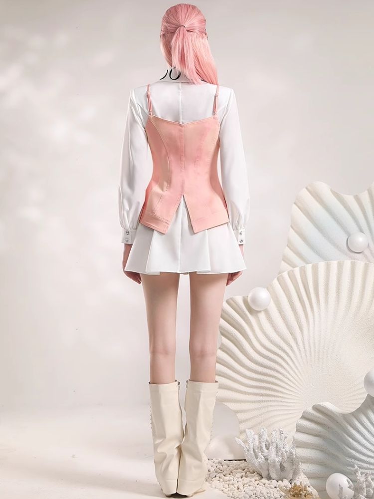 장난기 가득한 데님 캐미솔