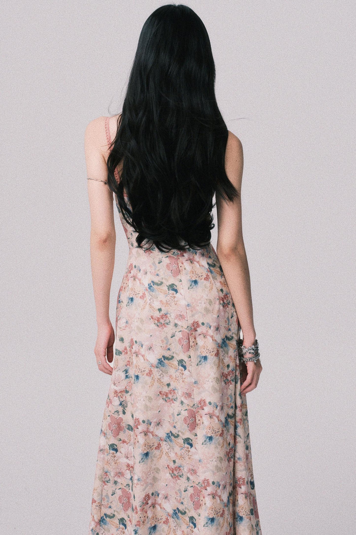 Dreamy Floral Halter Dress