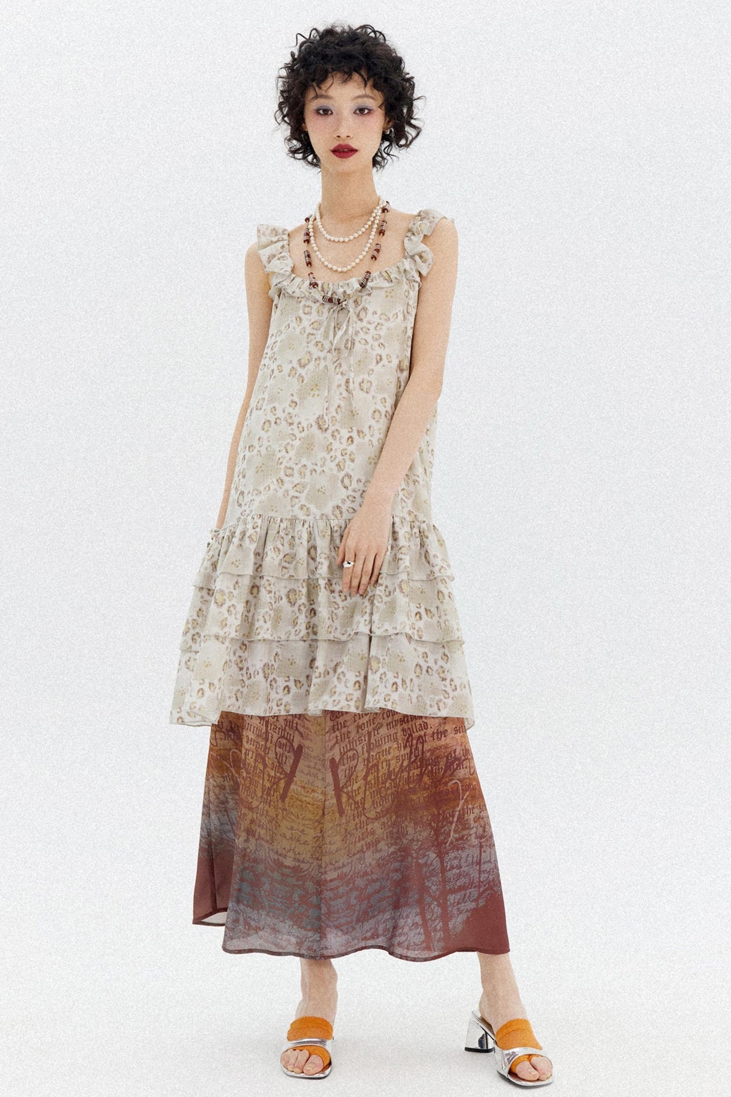 Sunset Halter A-Line Dress