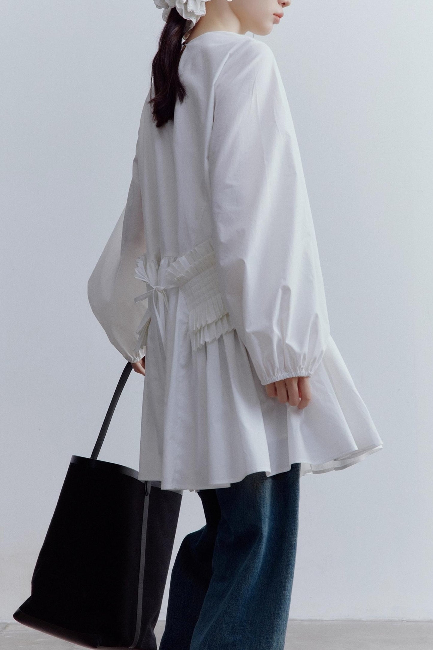 Pleated Large Swing Doll Dress