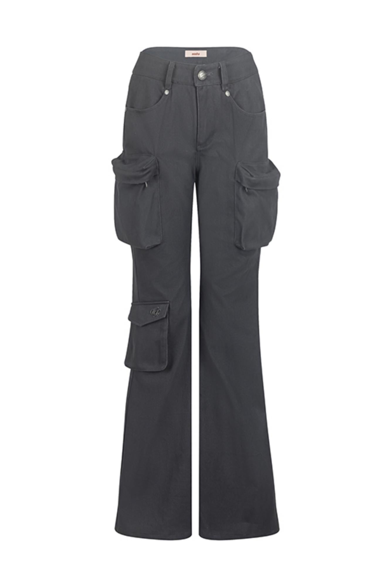Chic Flare Cargo Pants