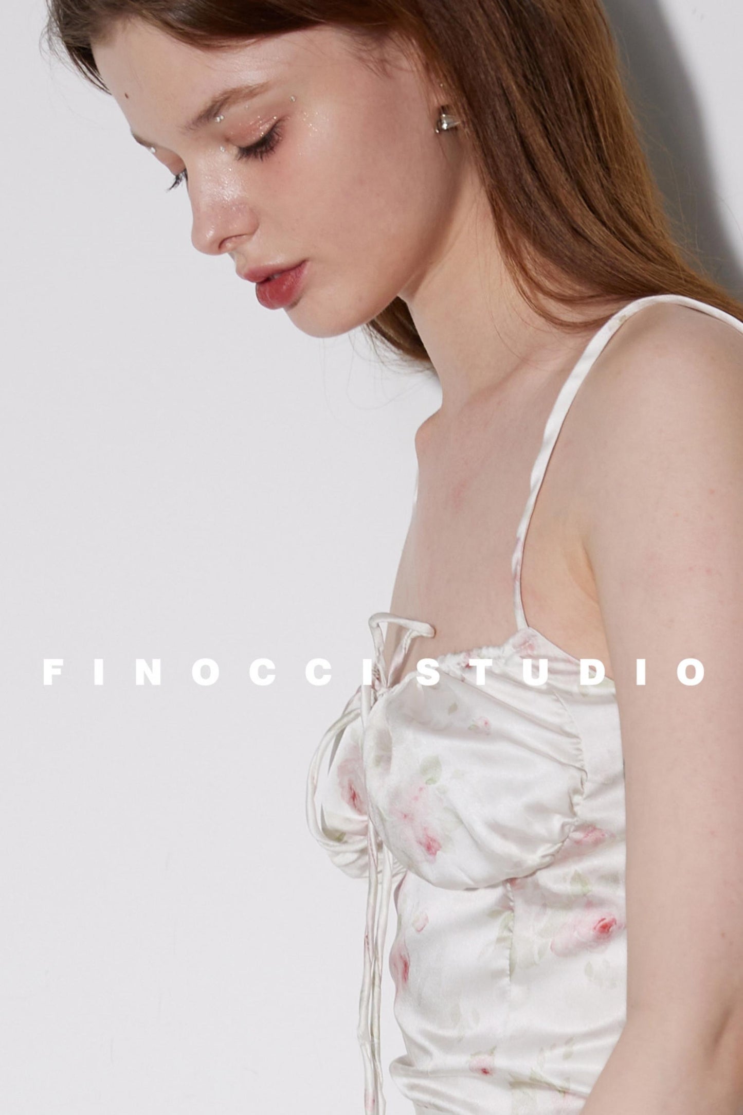 Summer Satin Floral Lingerie Set-Up