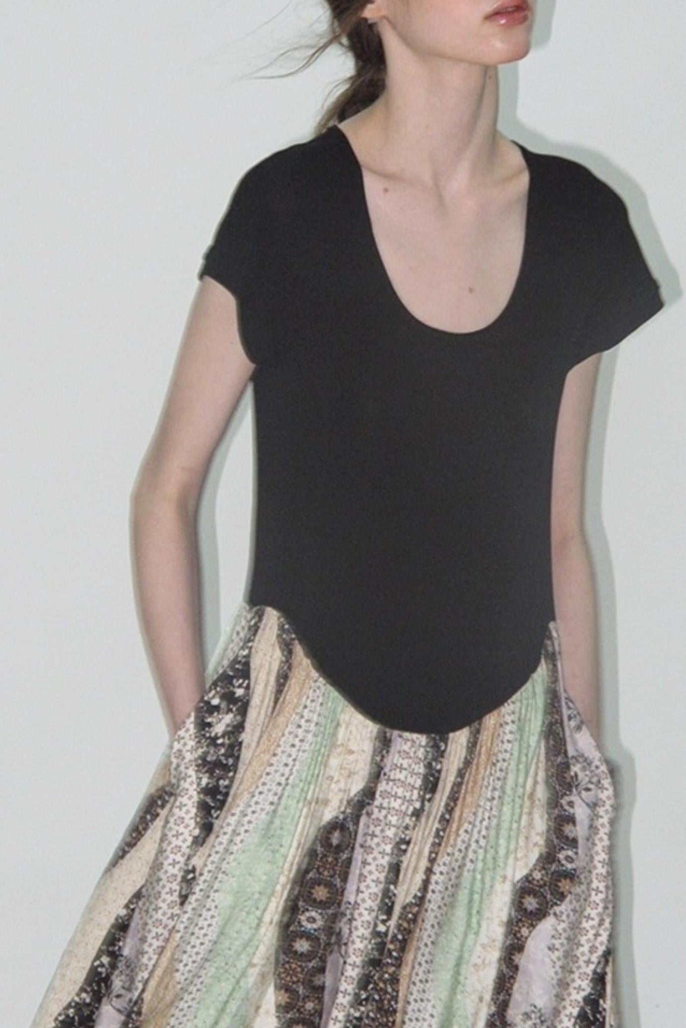 Sweet Vintage Panel Knitted Dress