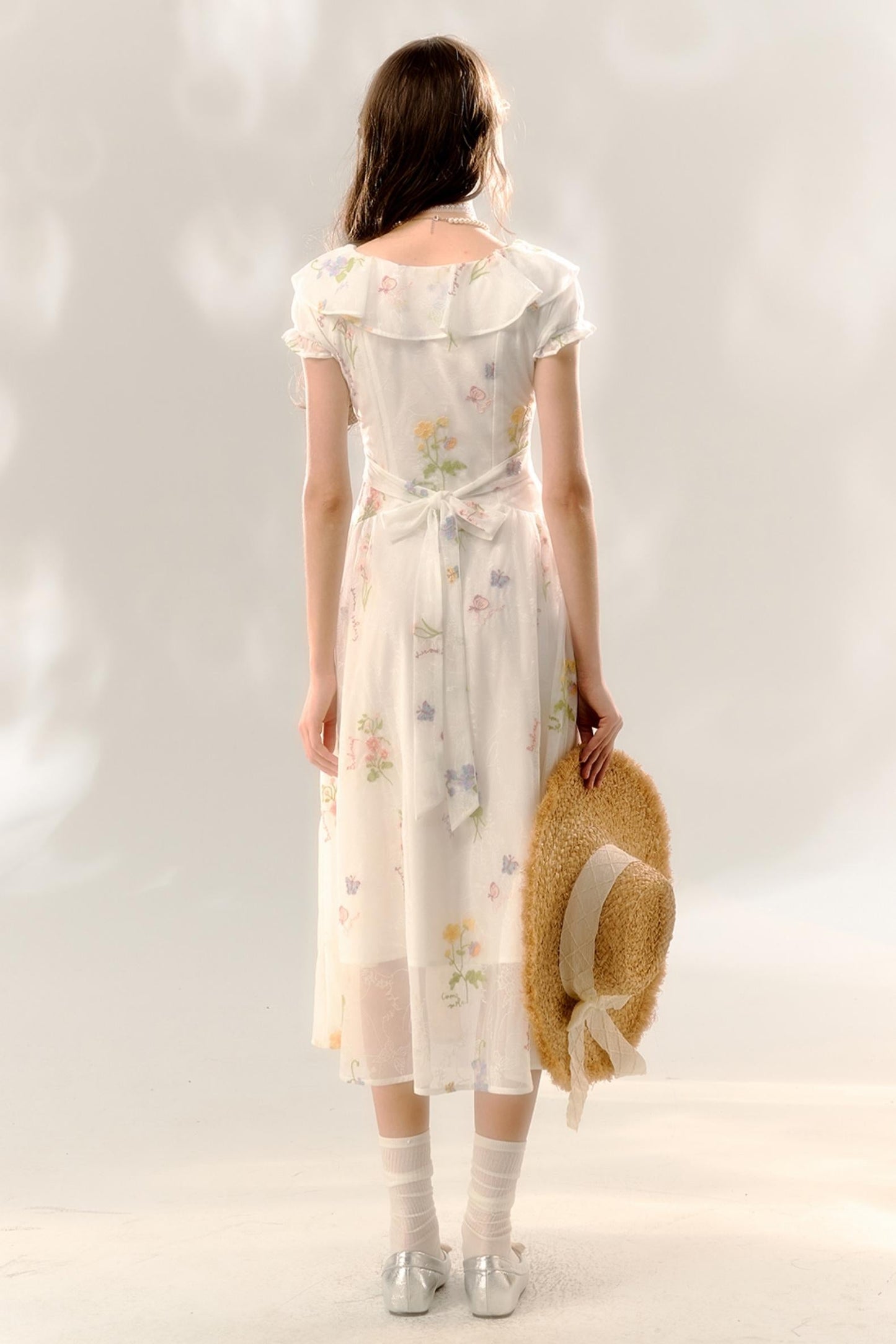 Blausternchen & Geißblatt Spitzenrock Kleid