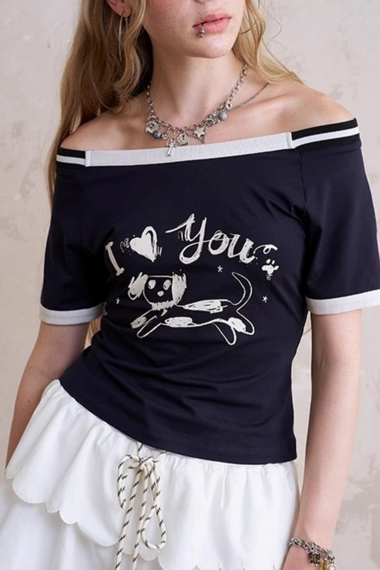 Slender Shoulder T-Shirt