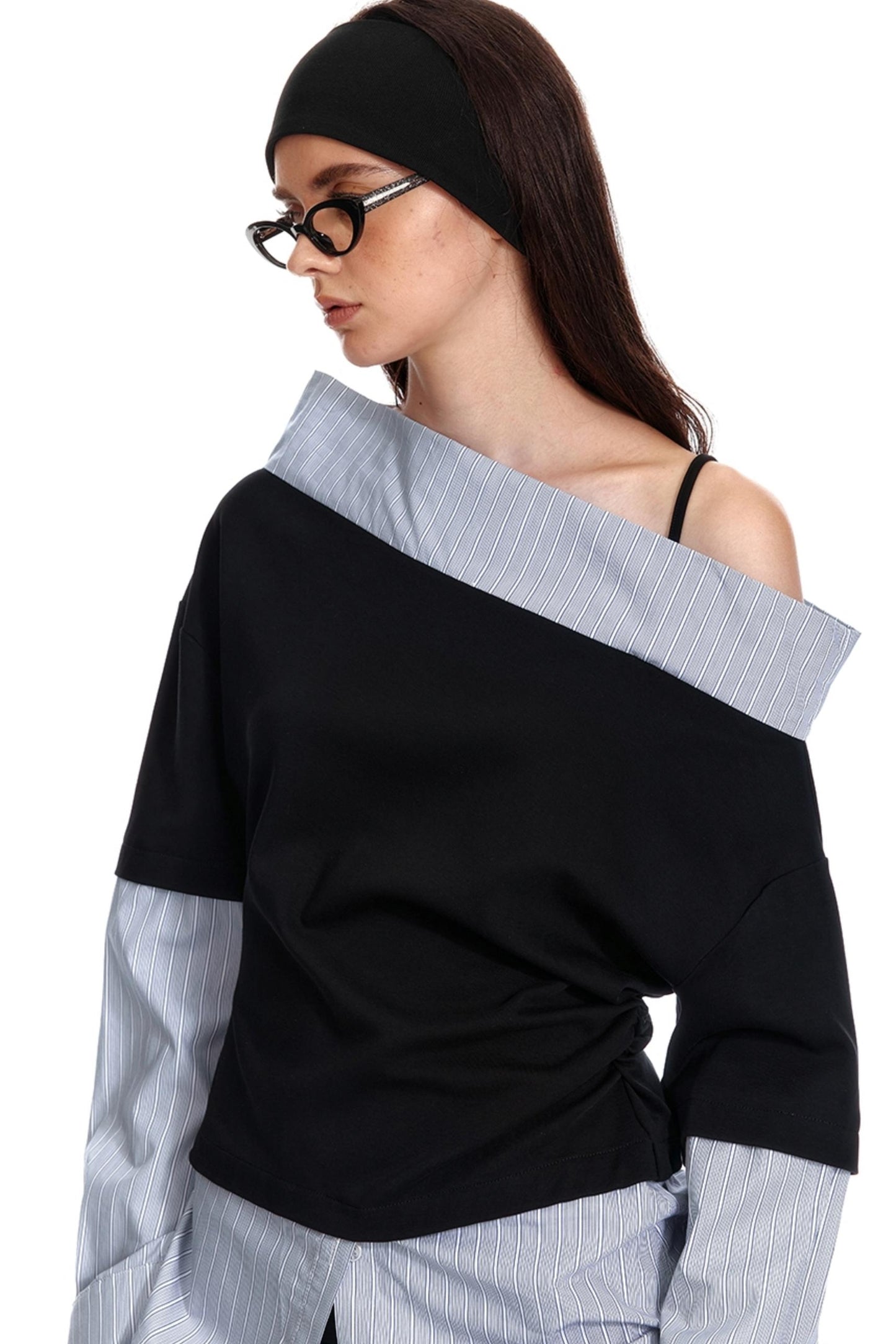 Strapless Splice Basic Top