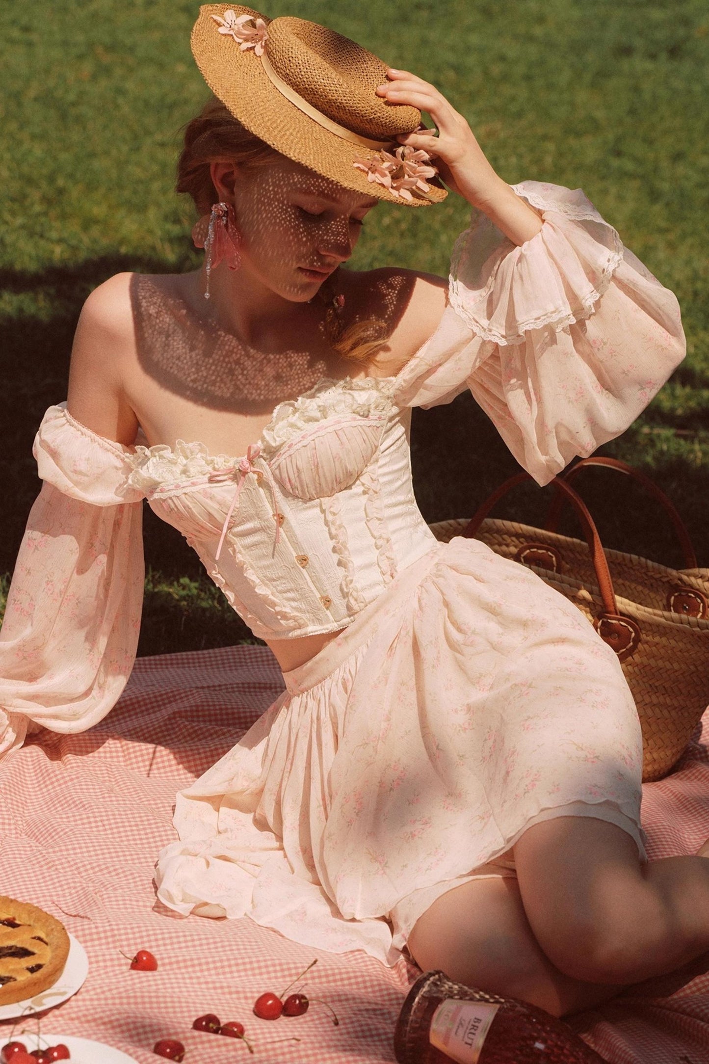 Autumn Jacquard Skirt