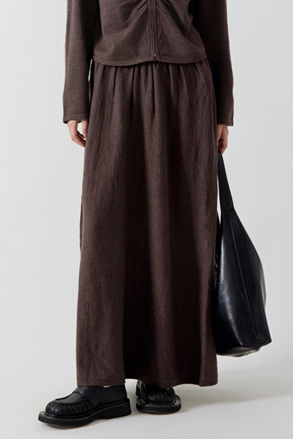 마이야르 니트 가디건 세트업