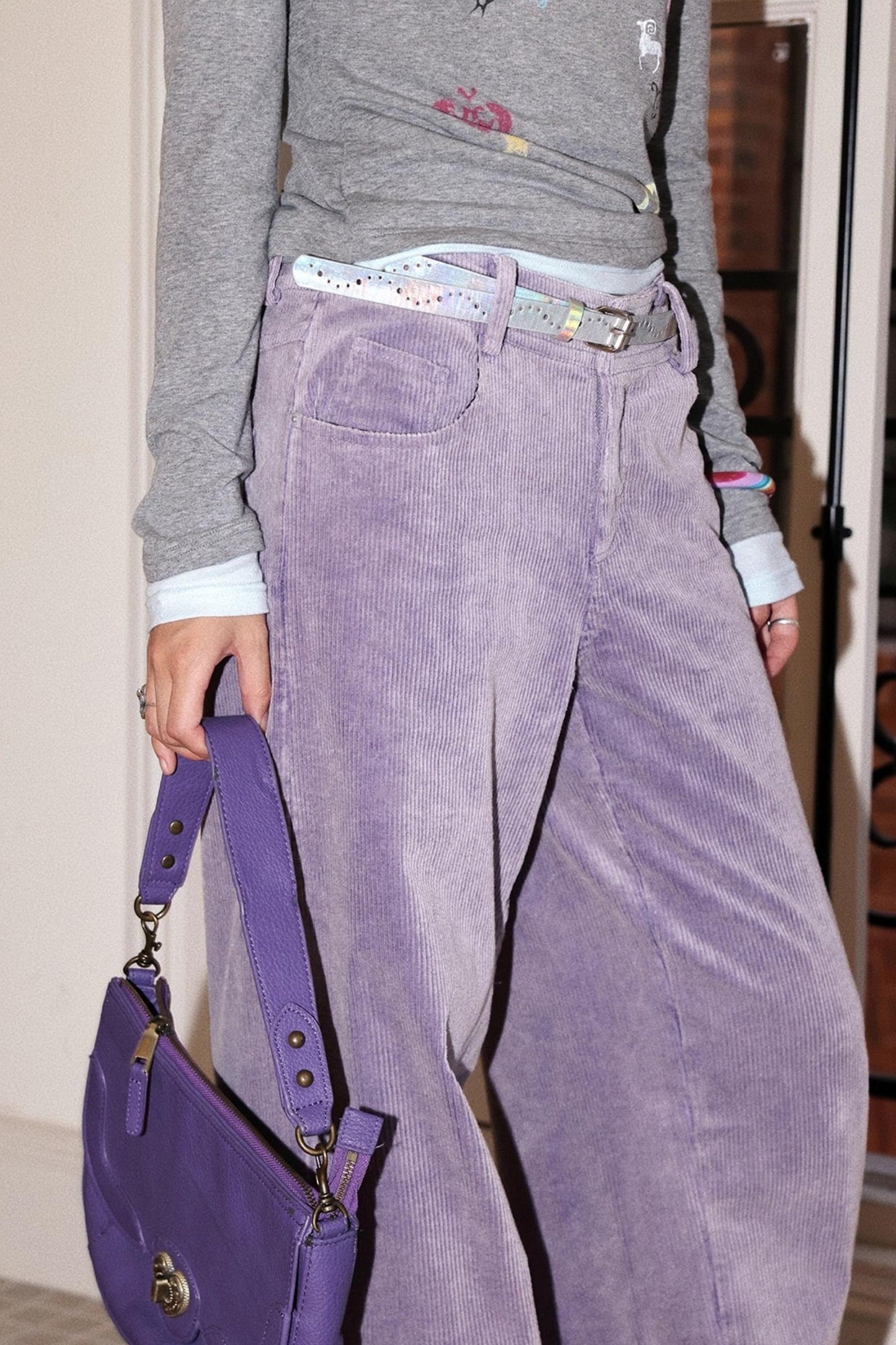 Micro-Elastic Corduroy Pants
