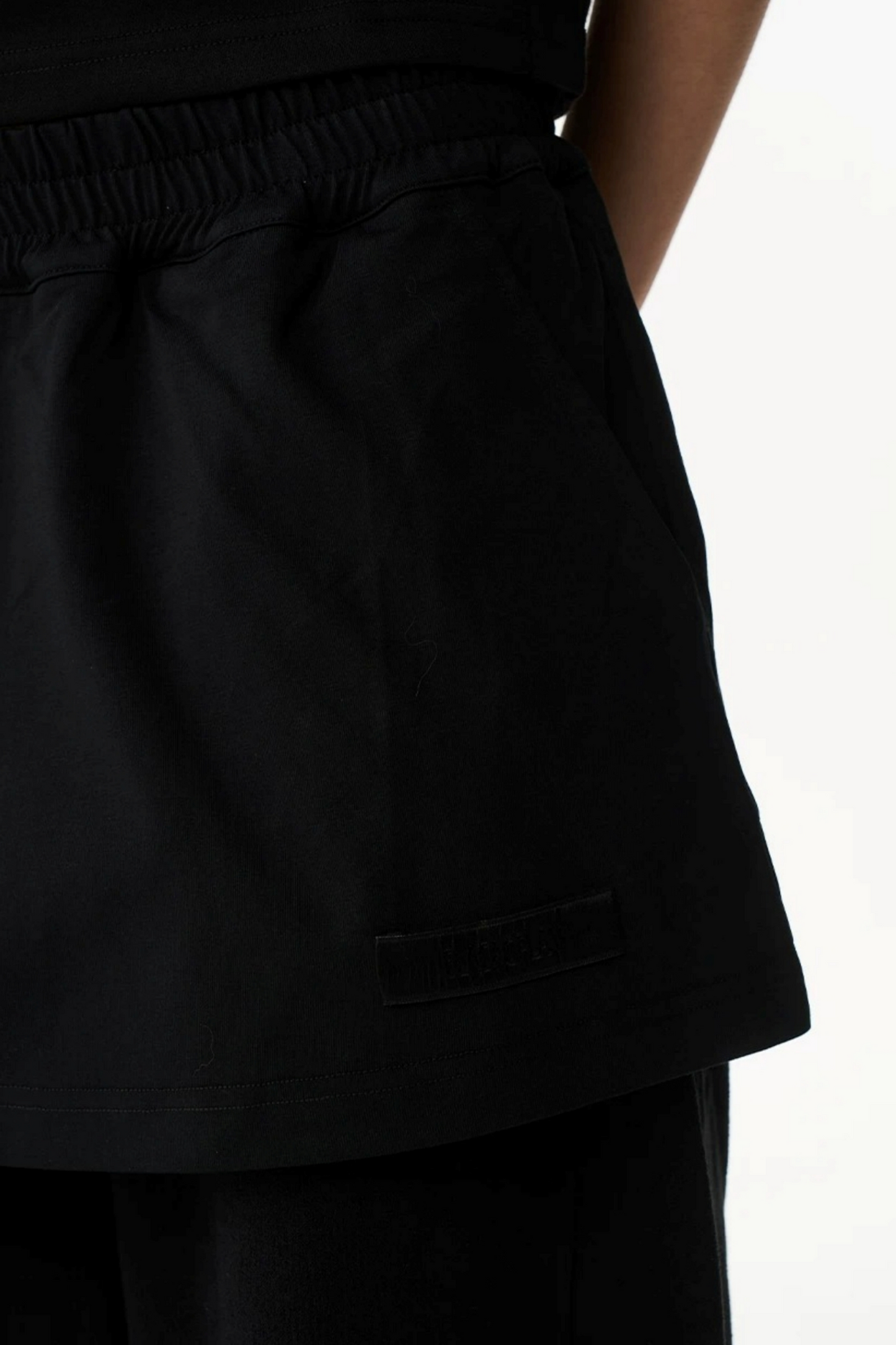 Fake Two-Layer Drawstring Pants