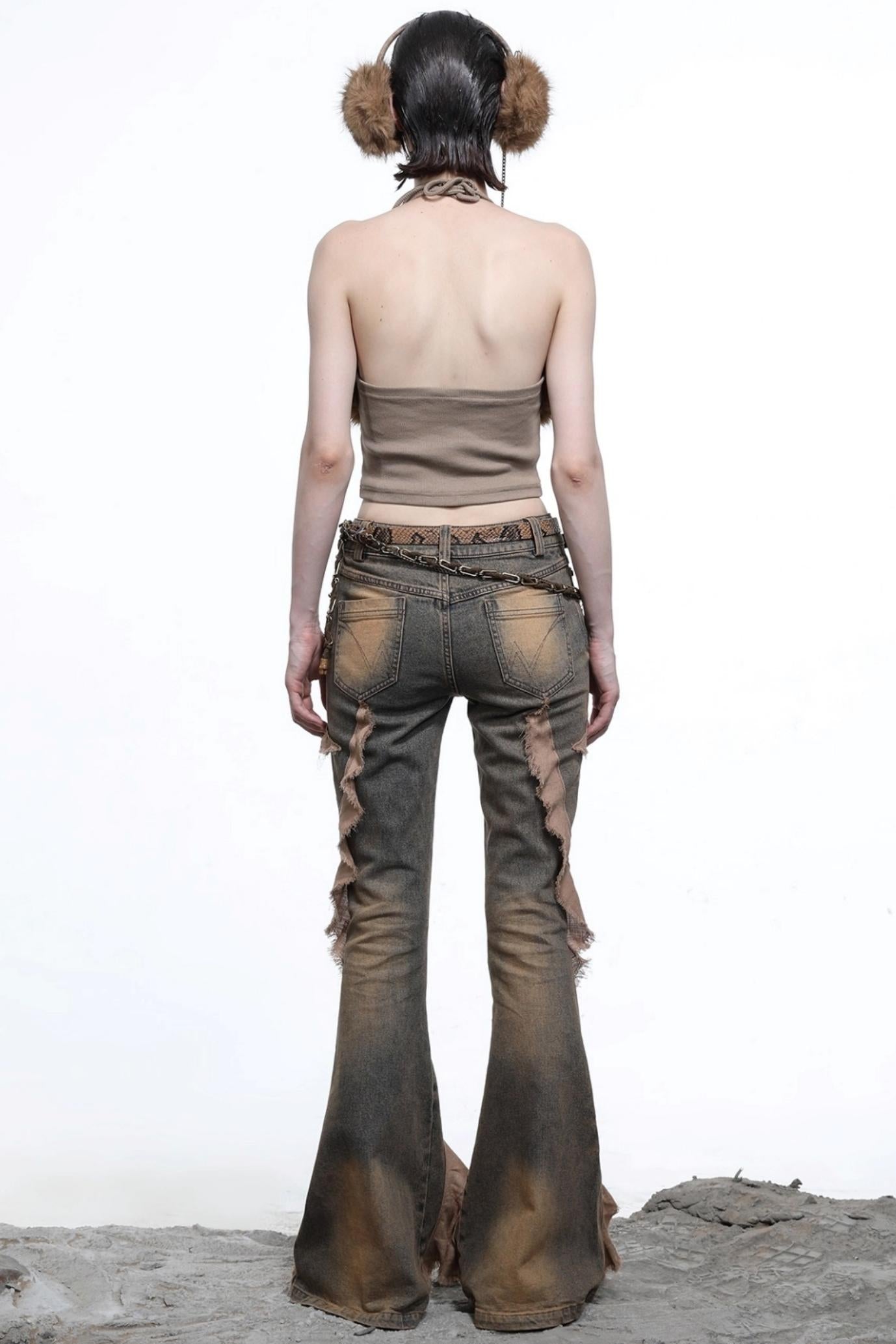 Fur Knit Halterneck Camisole