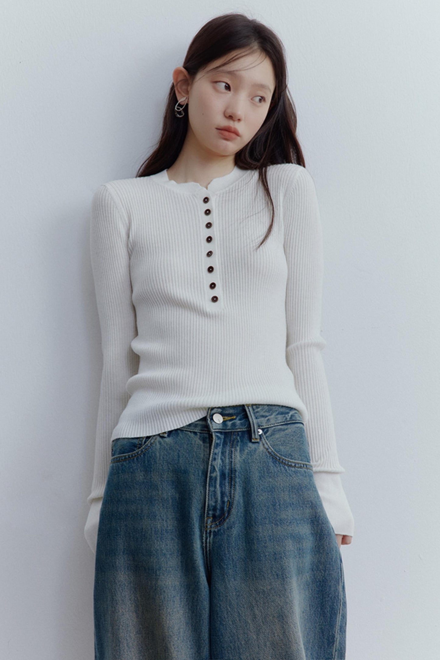 Restless Blue Wide-leg Denim Jeans