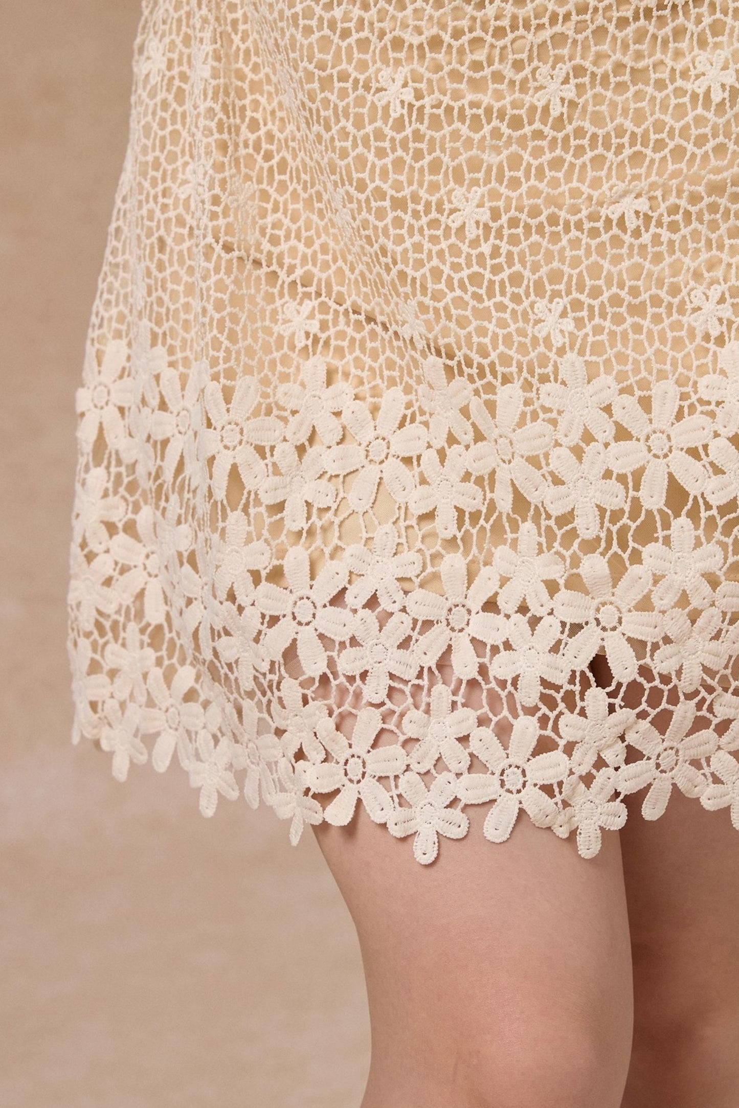 Lace Slip Slimming Dress