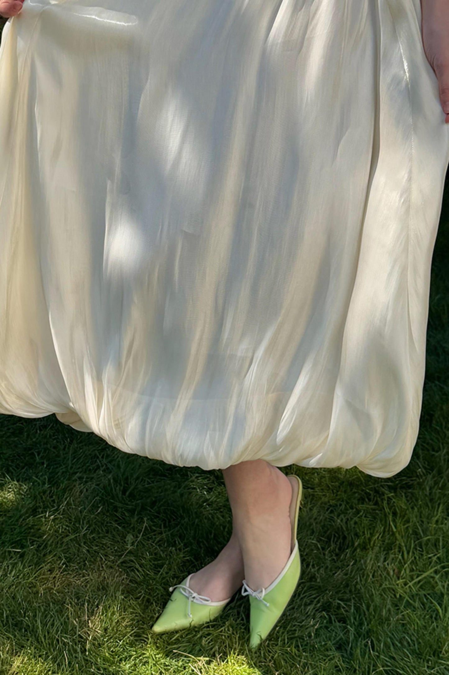 Butterfly Satin Skirt