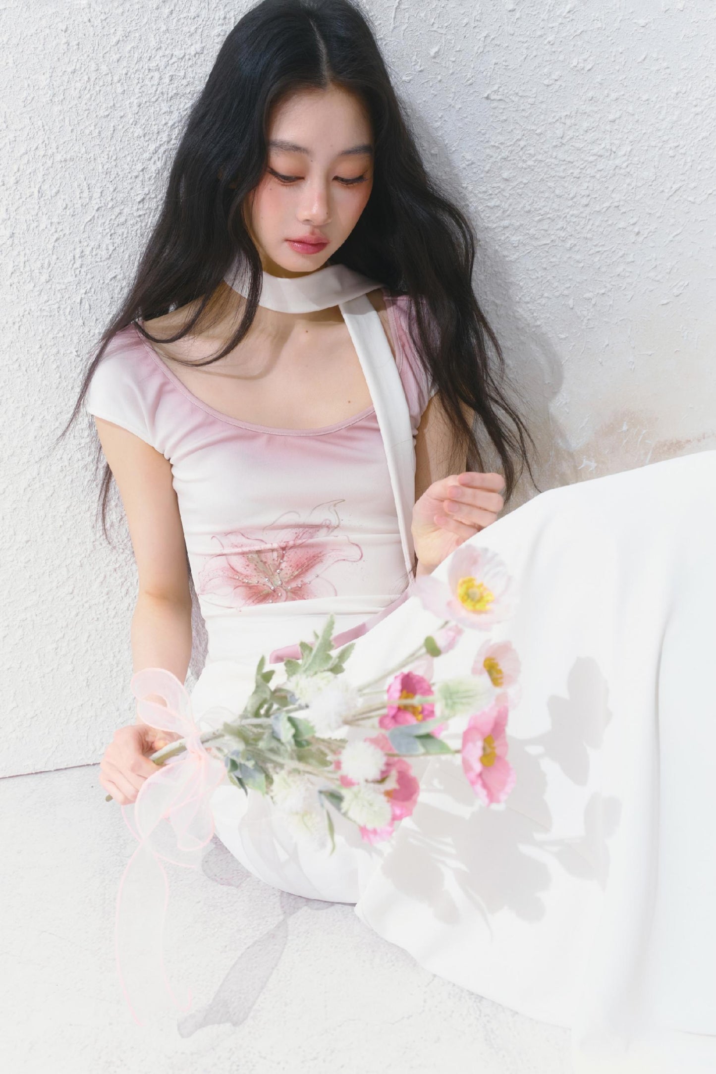 Elegance Tantalum Print Dress