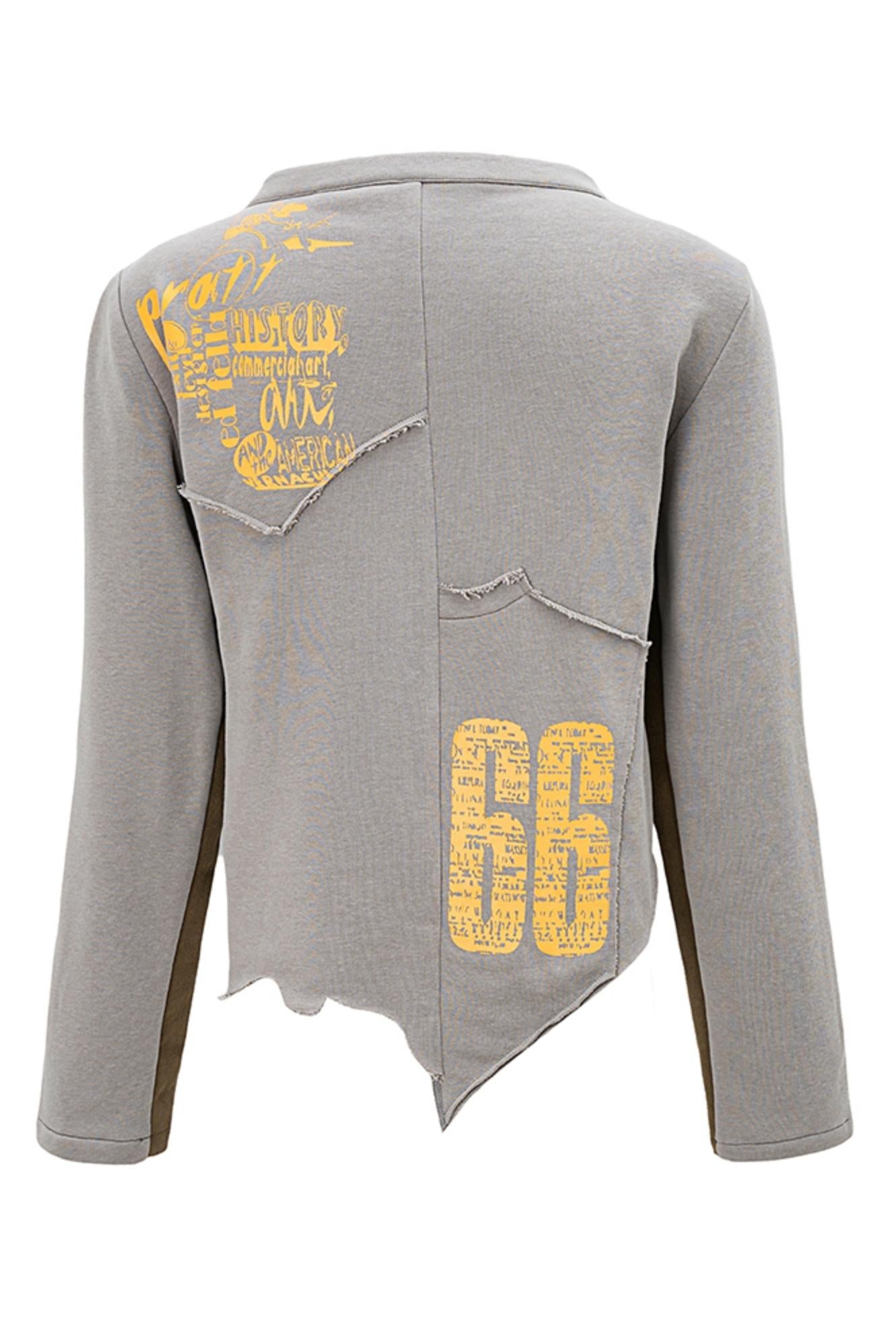 Color-Block Short Jacket