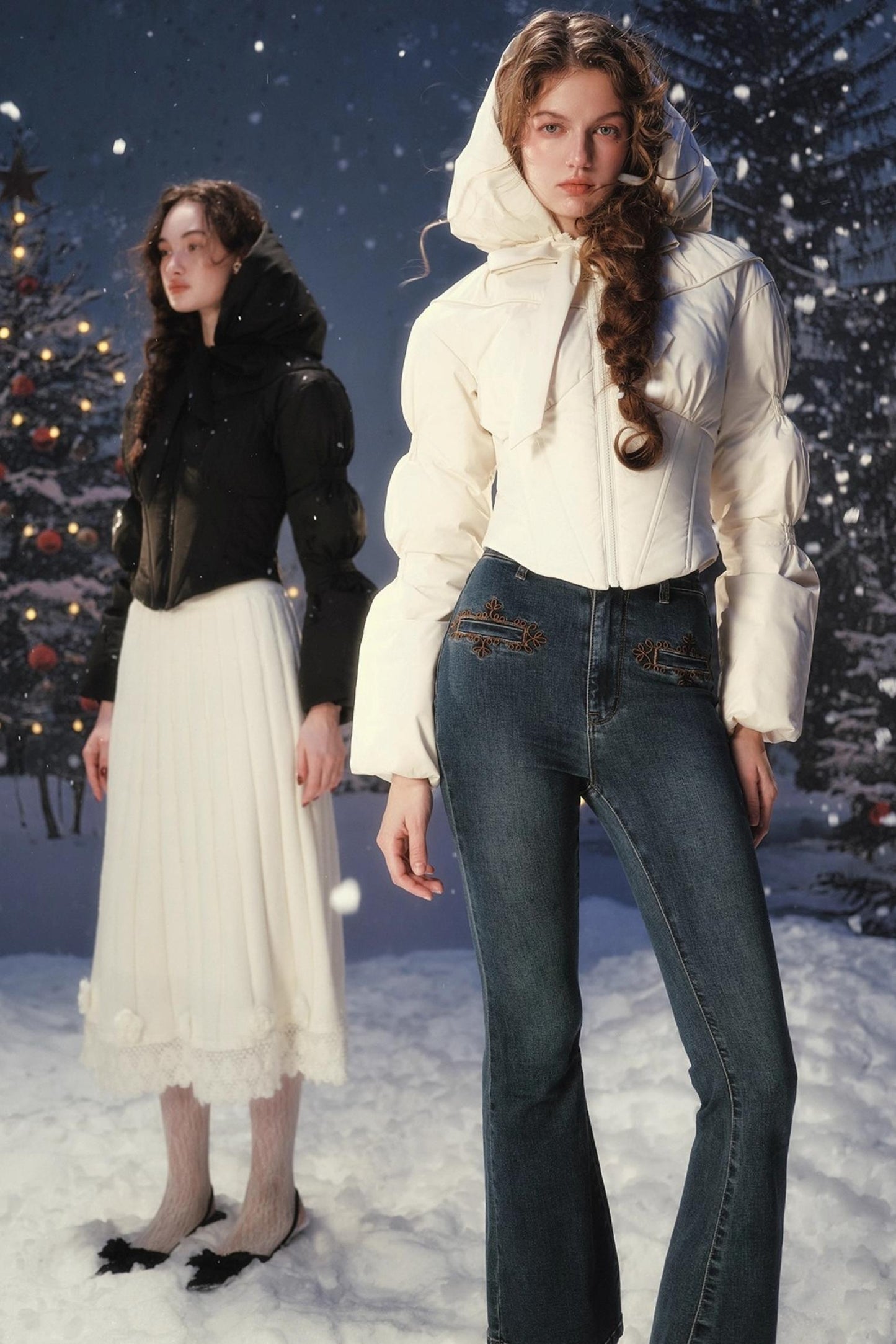 French-Style Design Winter Jacket