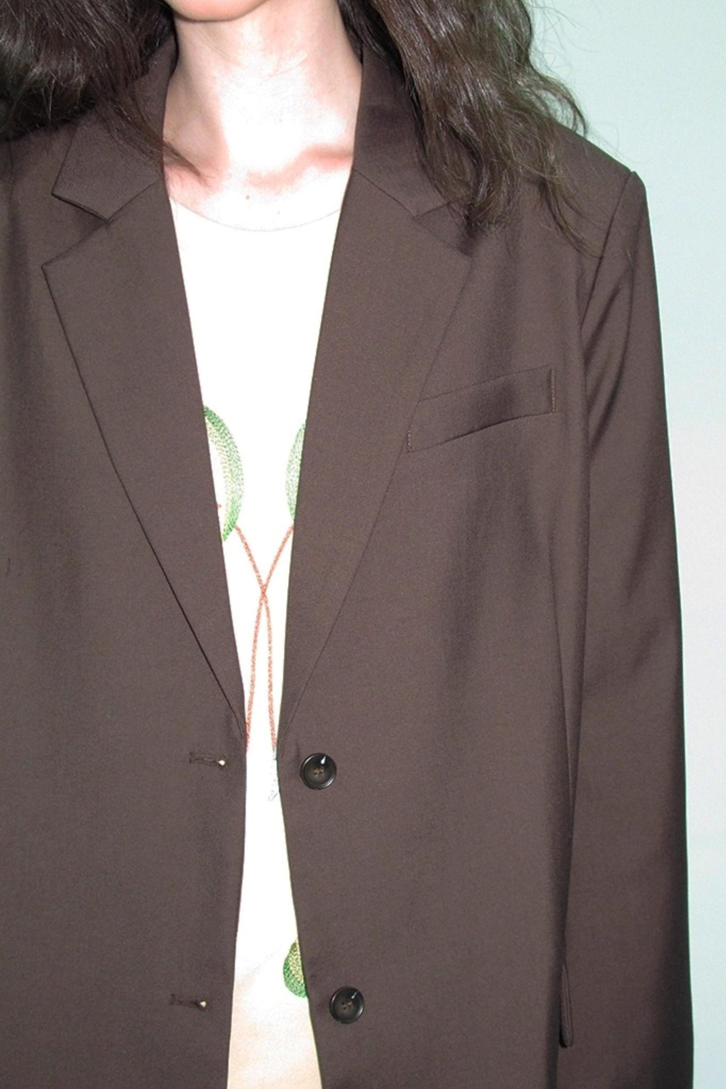 Vintage Autumn Shoulder Pad Blazer