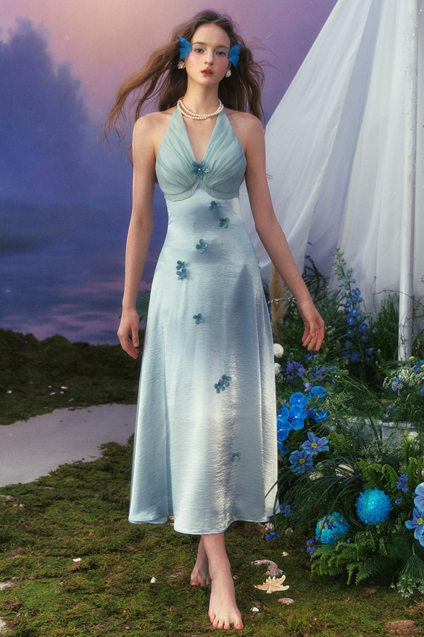 Blue Blossom Fairy Dress – BellaModa