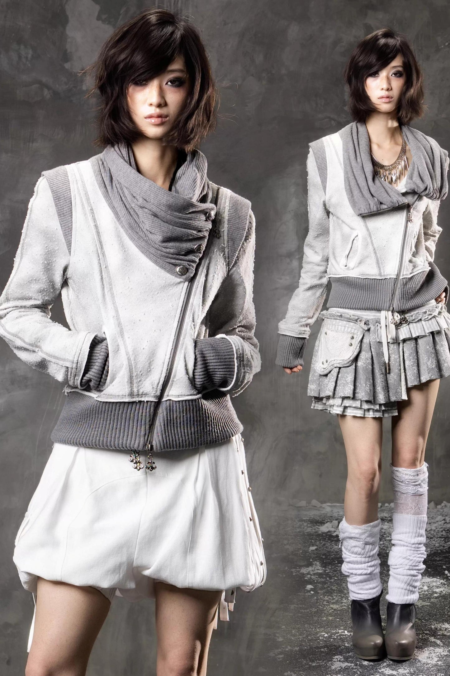 Stacked Collar Jacket