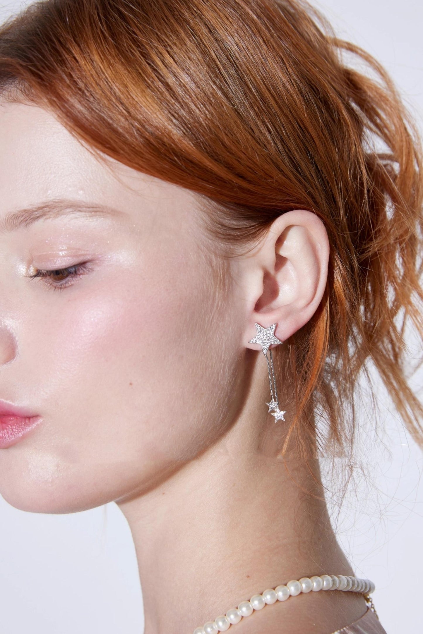 Vintage Galaxy Tassel Brilliant Earrings