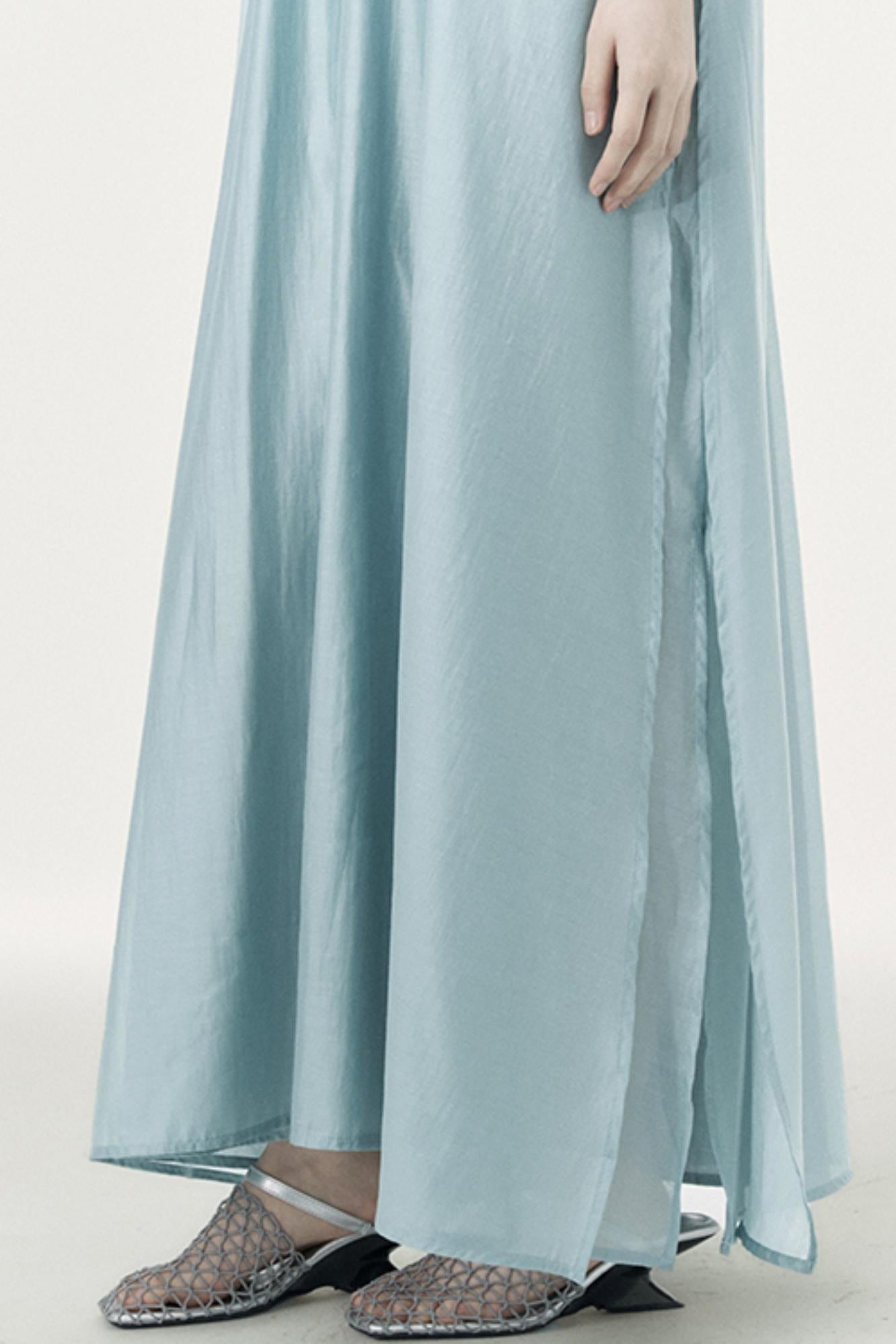 Summer Flutter Maxi Dress