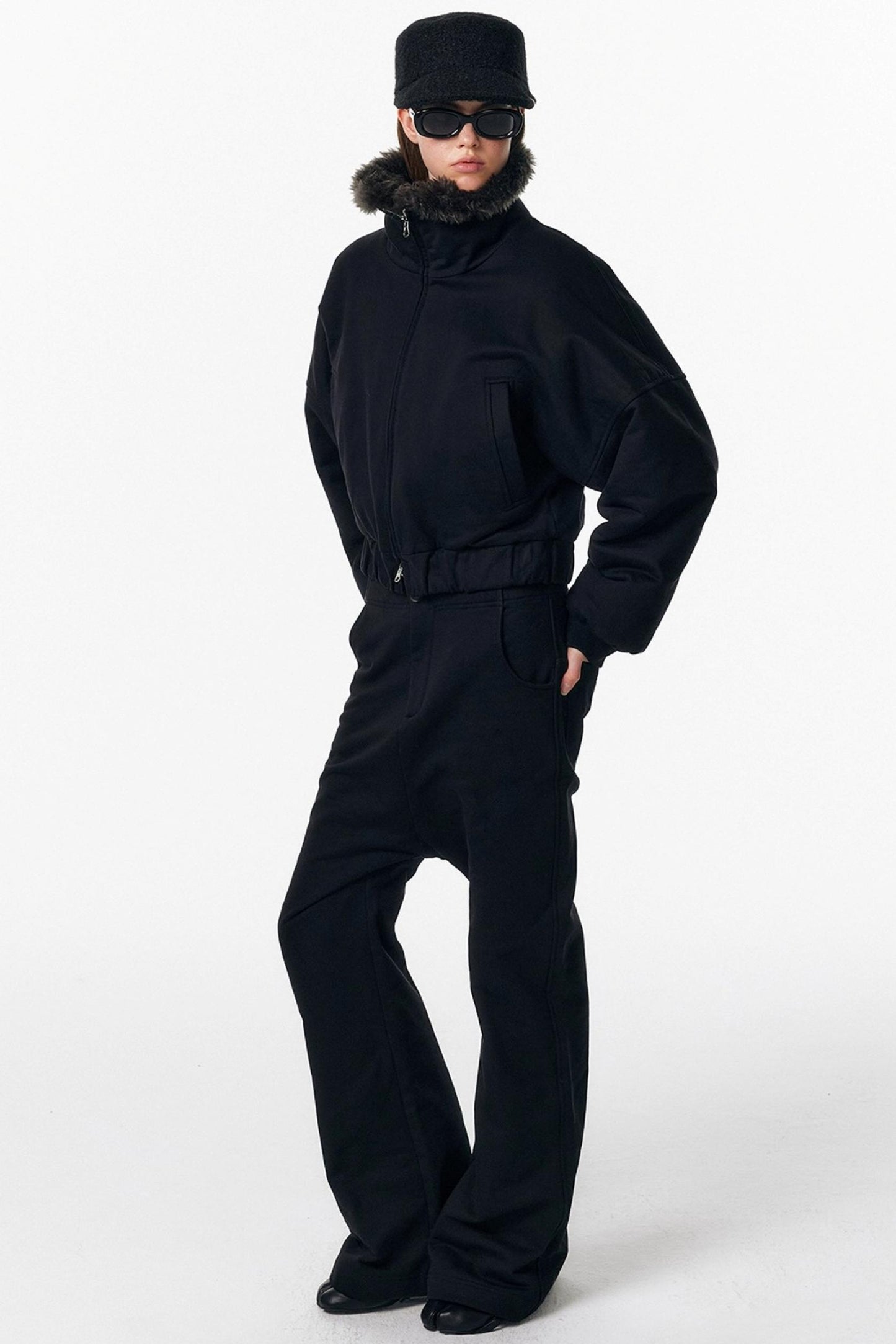 Micro-Flared Walking Pants