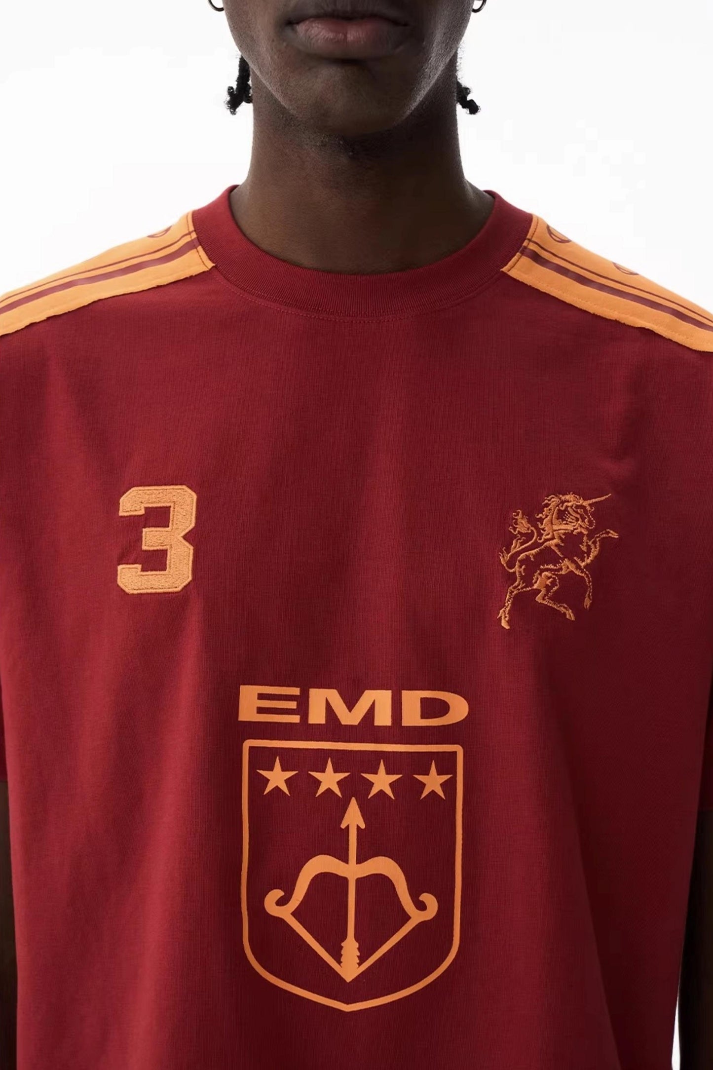 Retro Contrasting Sports Top