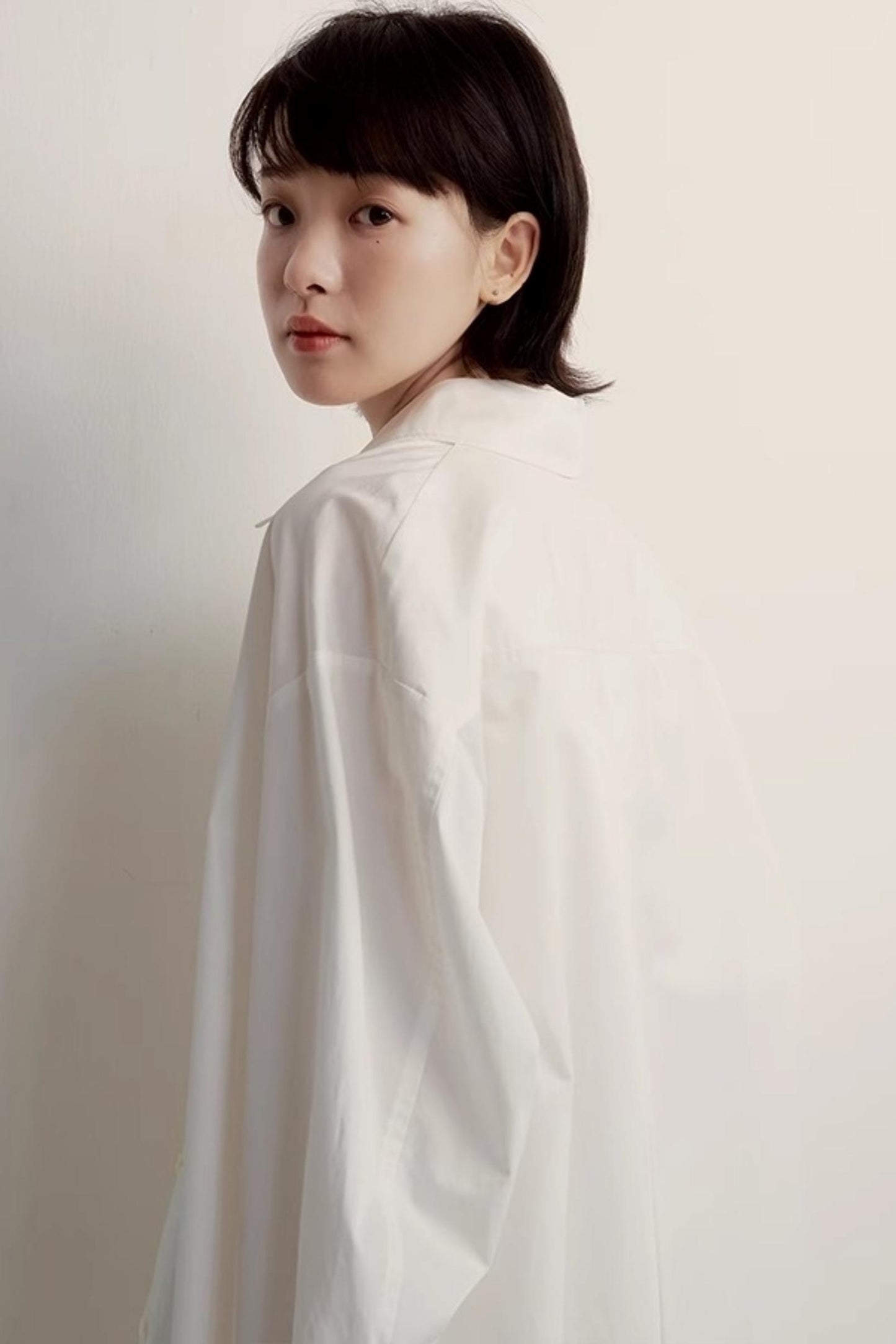 White Boyfriend Shirt