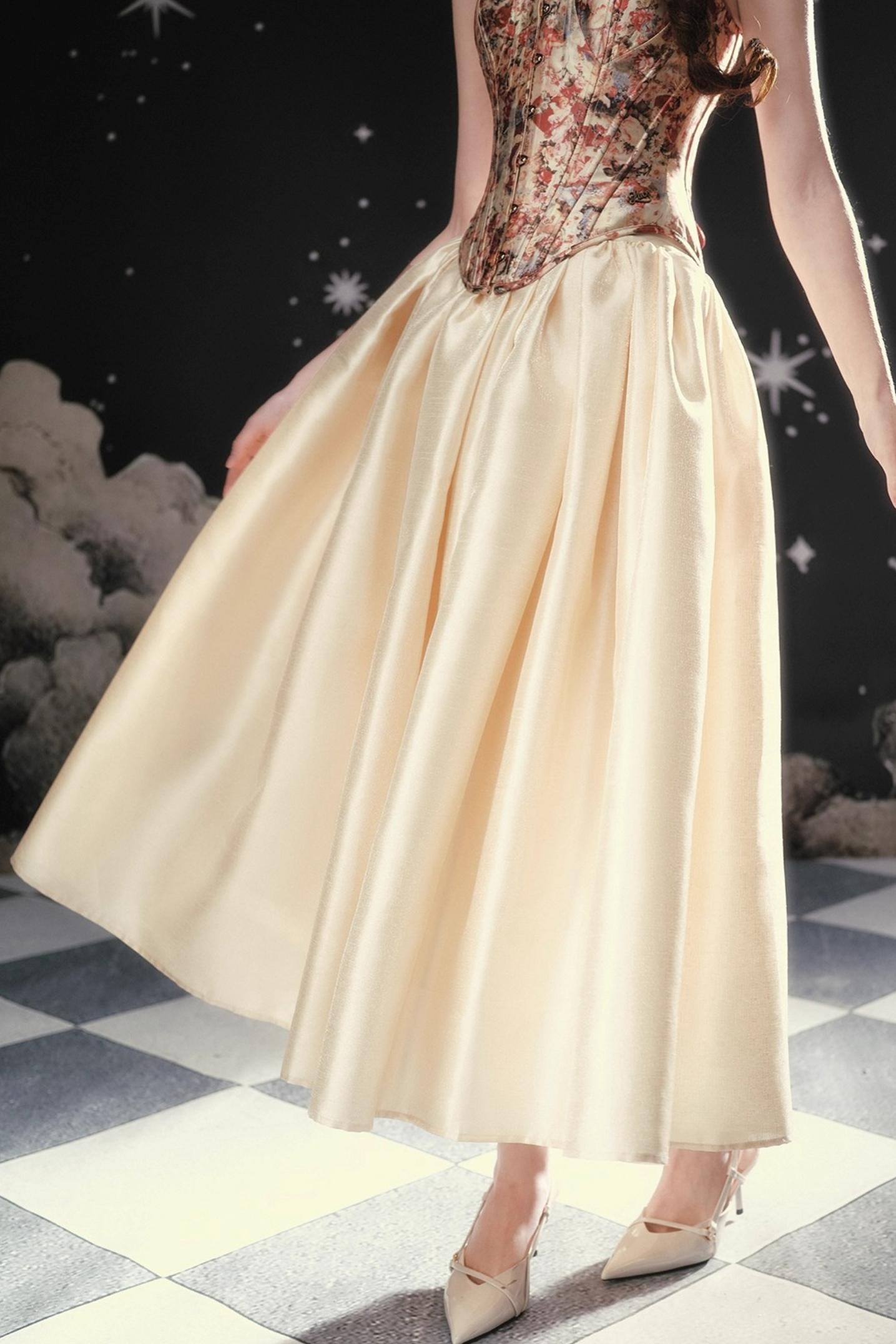 French Lace Floral Dress Set-Up