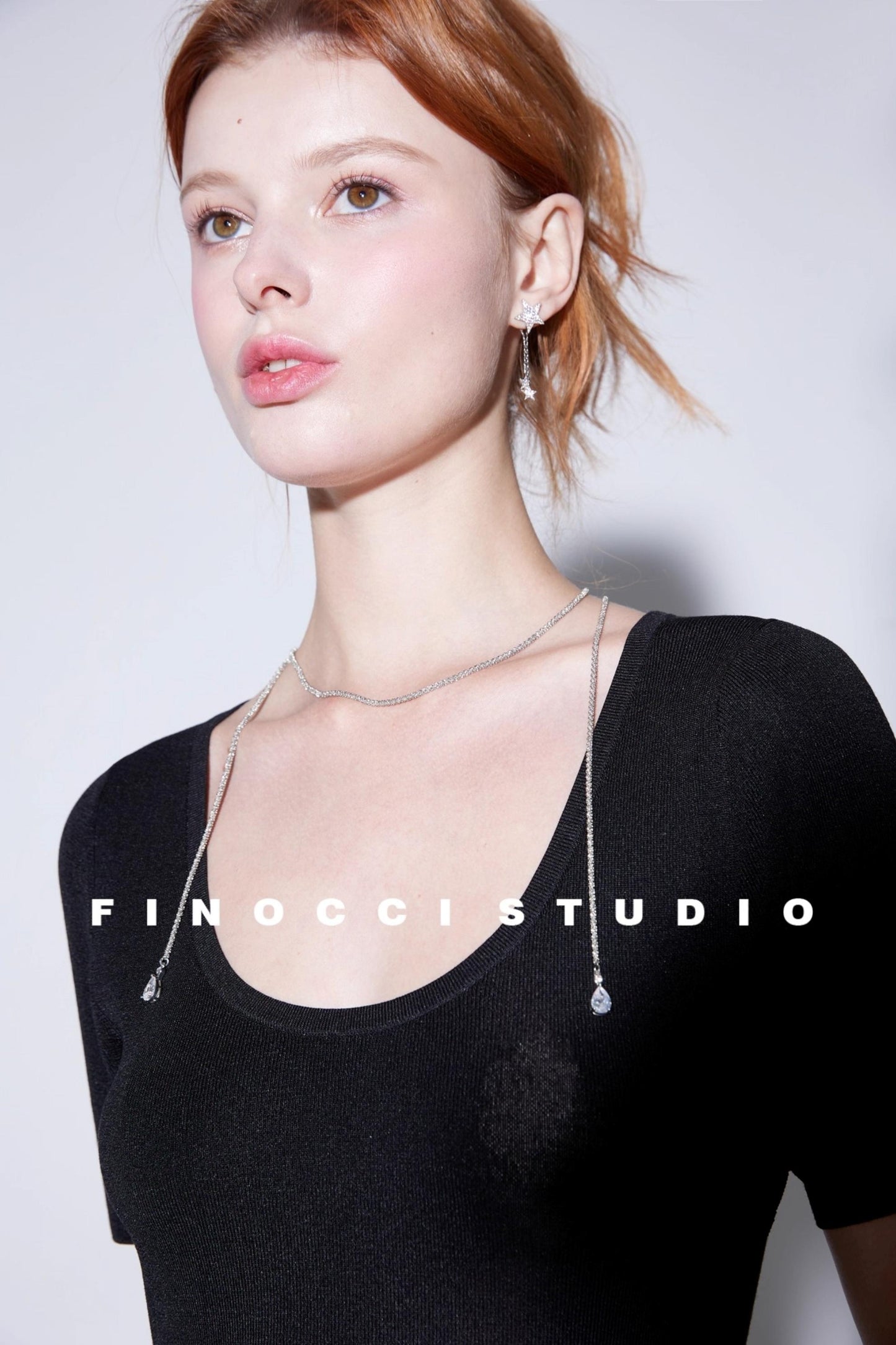 Silk U-neck Knit Dress