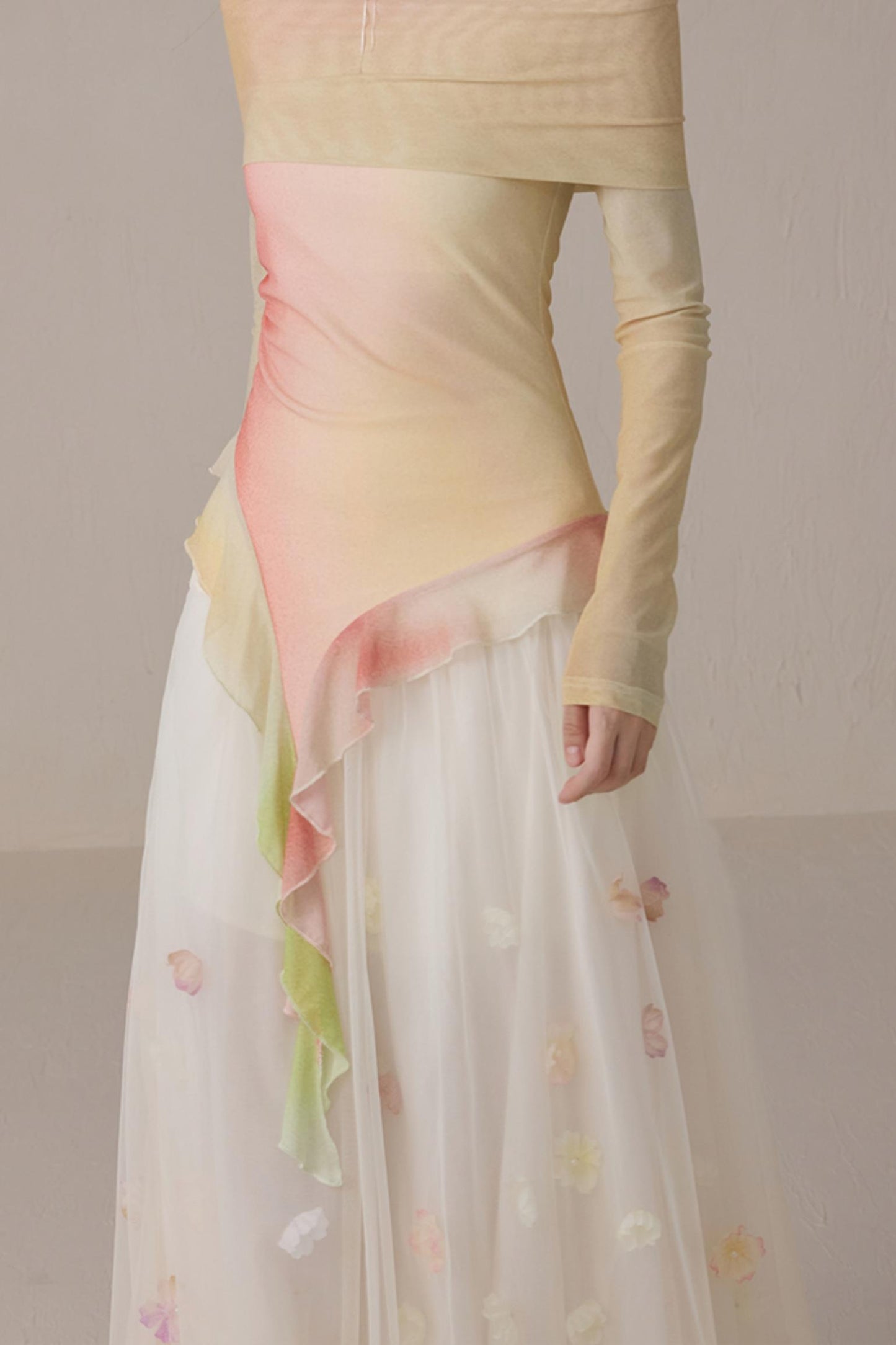 Fairy Blossom Mesh Bustier Skirt