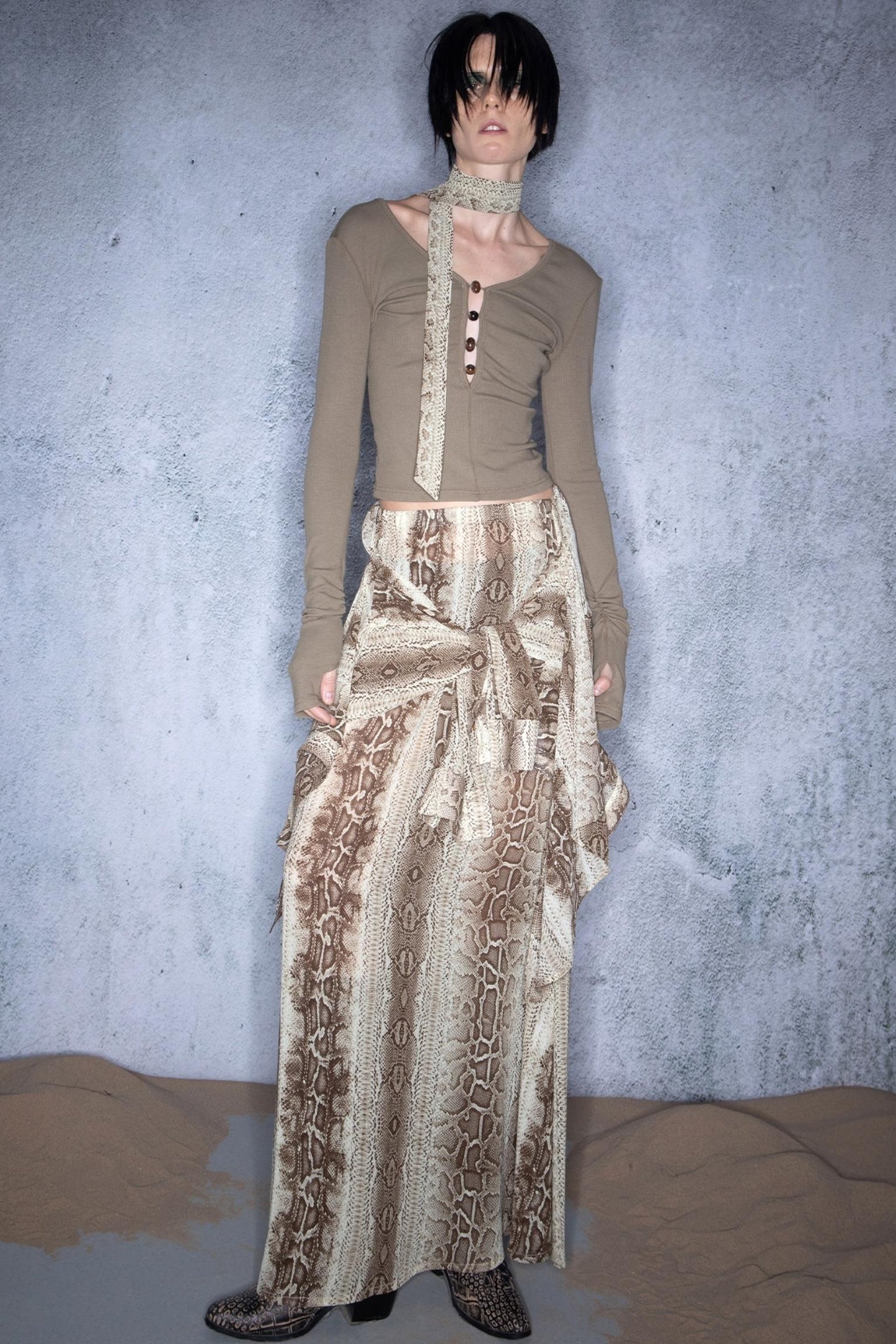 Legacy Beaded V-Neck Tee