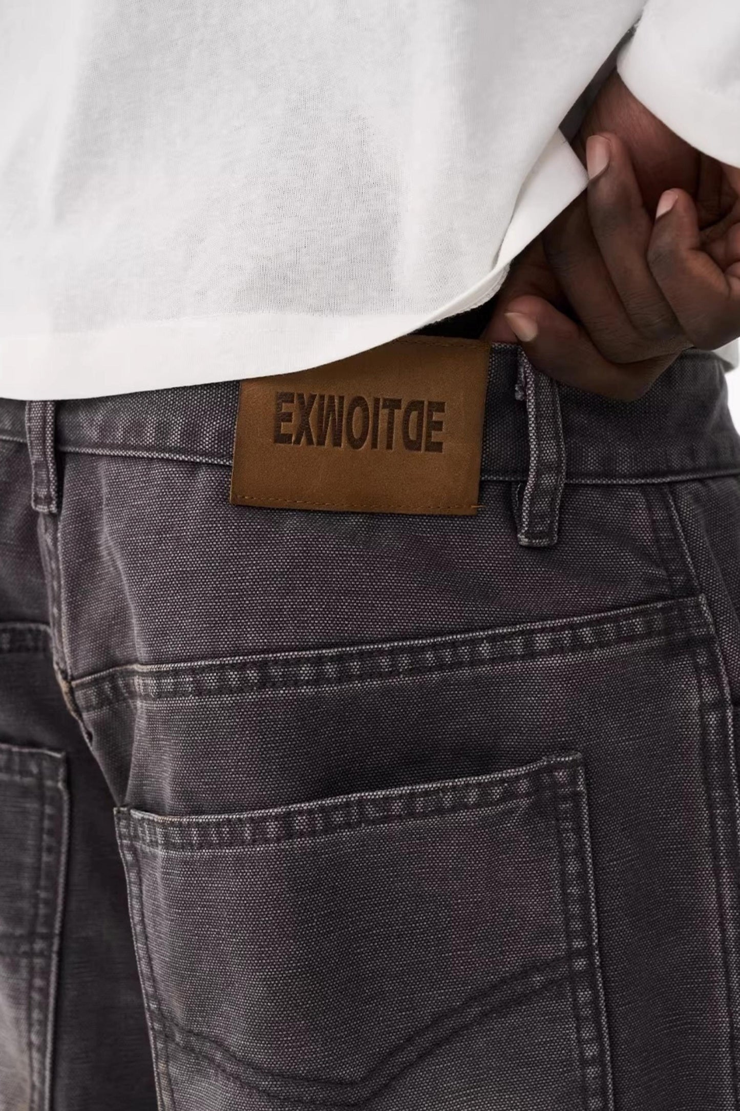Double-Layer Distressed Shorts