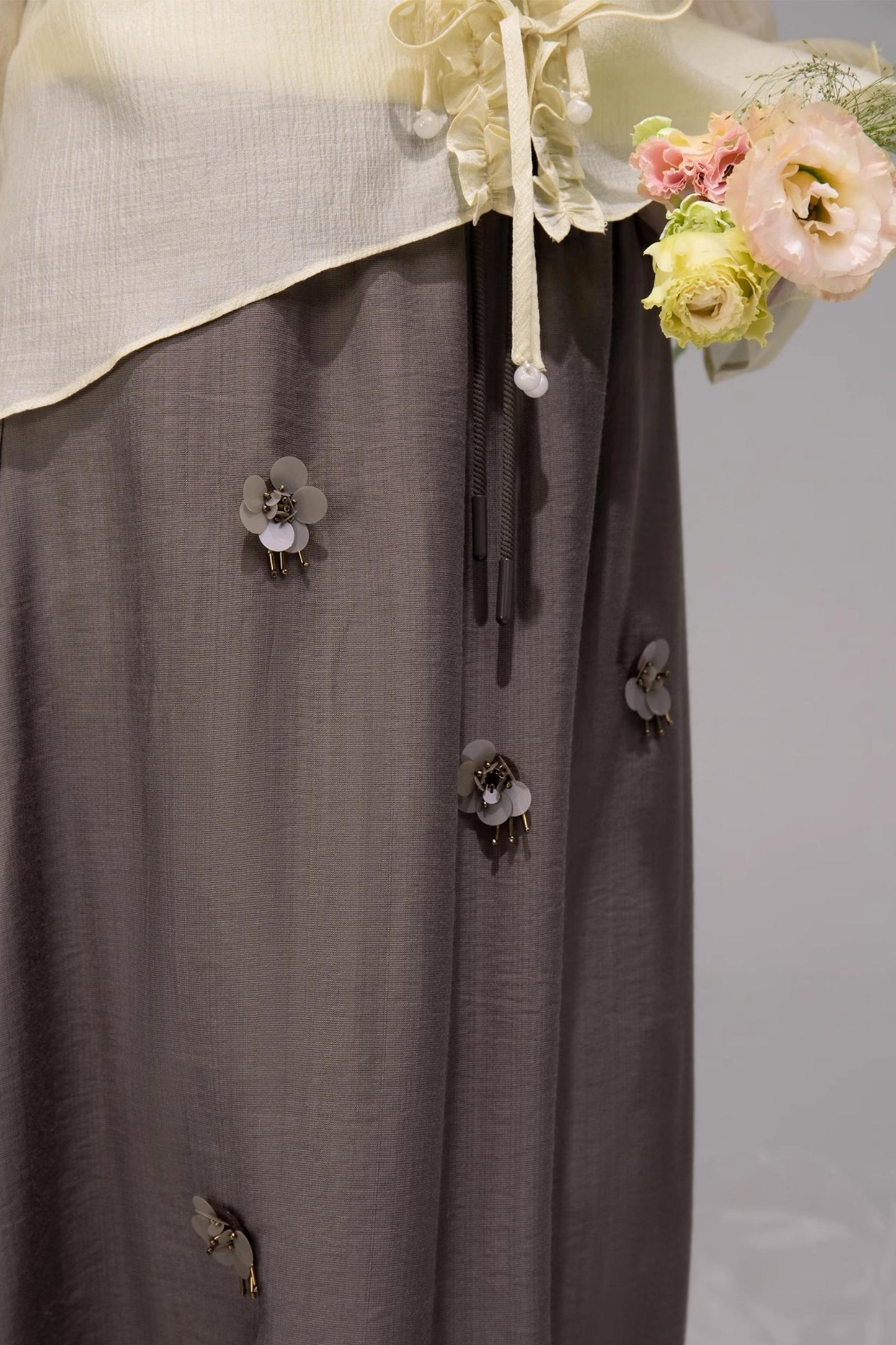 Summer Floral A-Line Skirt