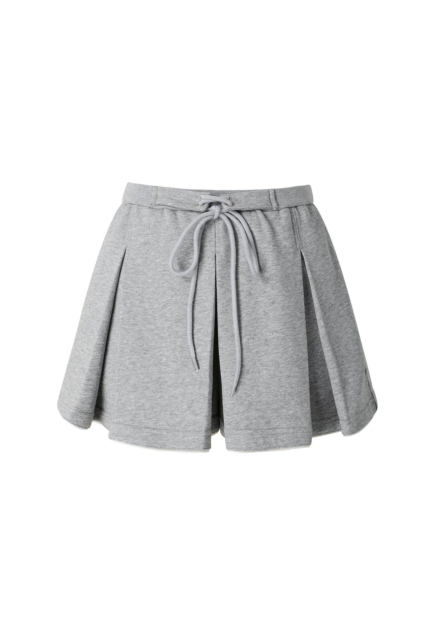 Vintage Gray Pleated Shorts