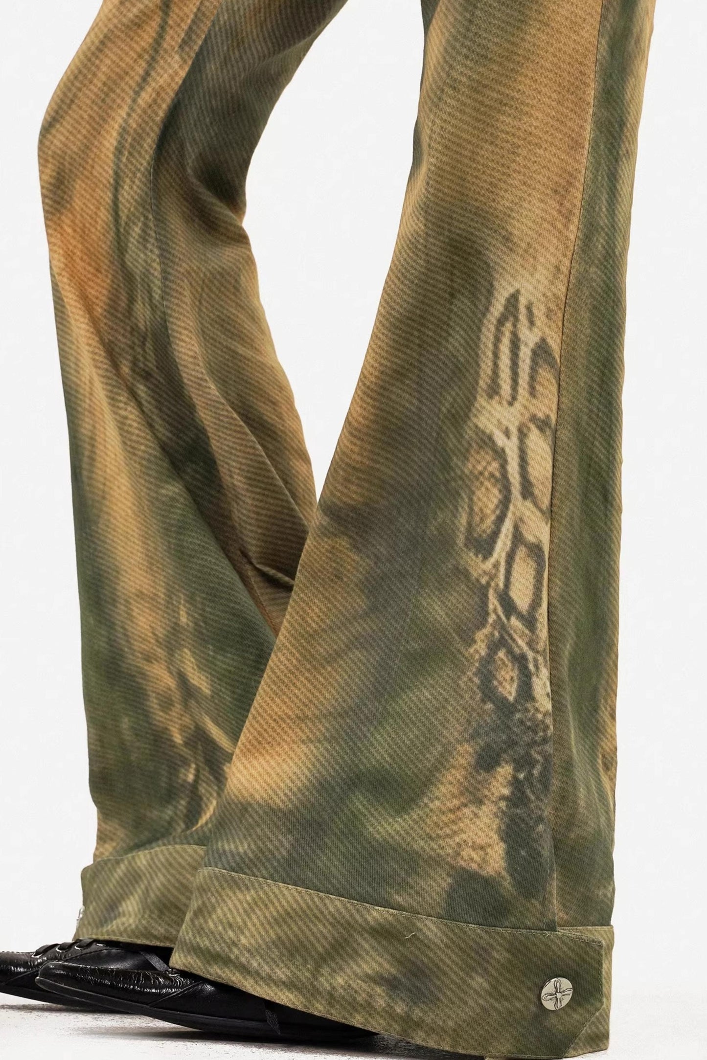Retro-Jeanshose mit Farbverlauf